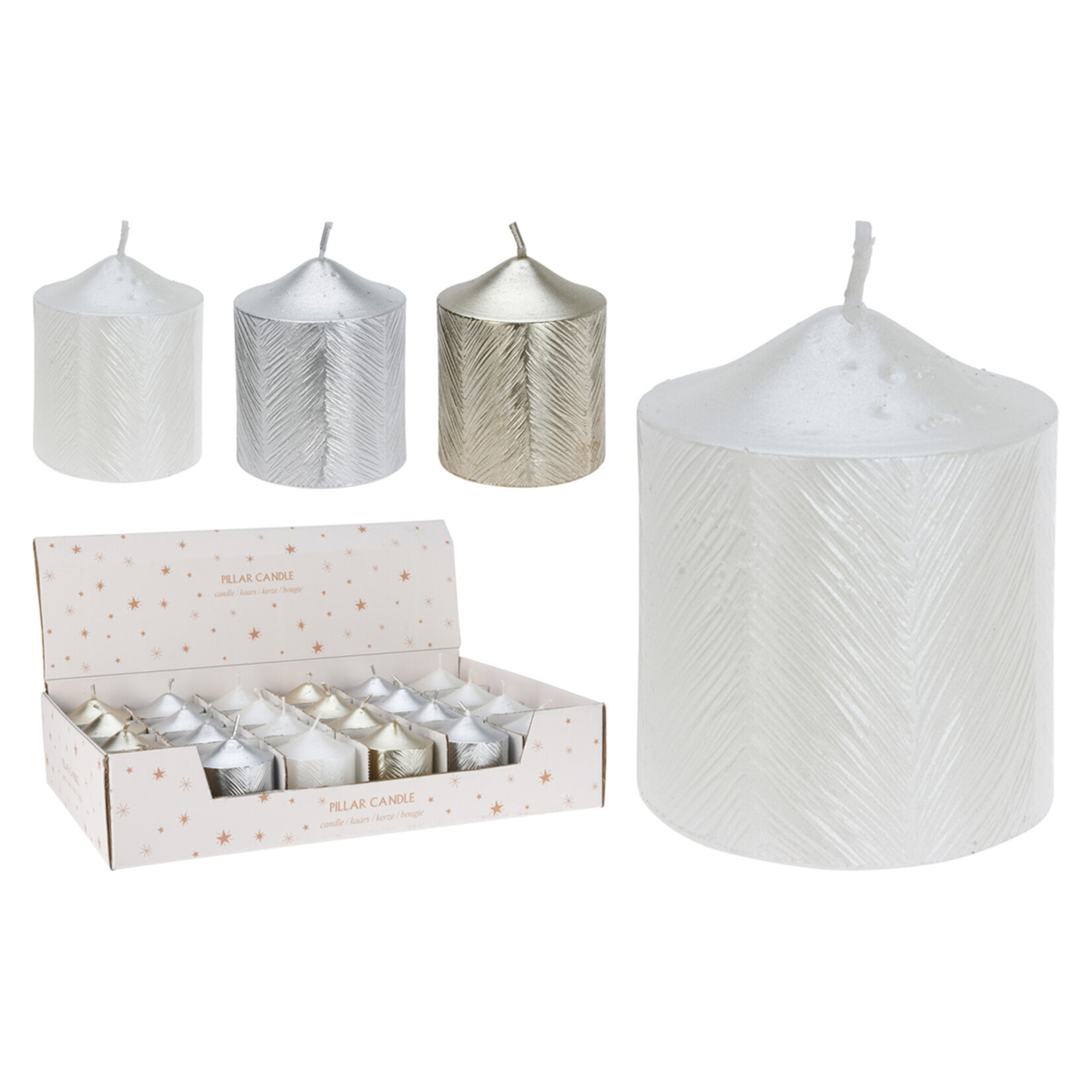 Koopman Metalik Mum 6 Cm