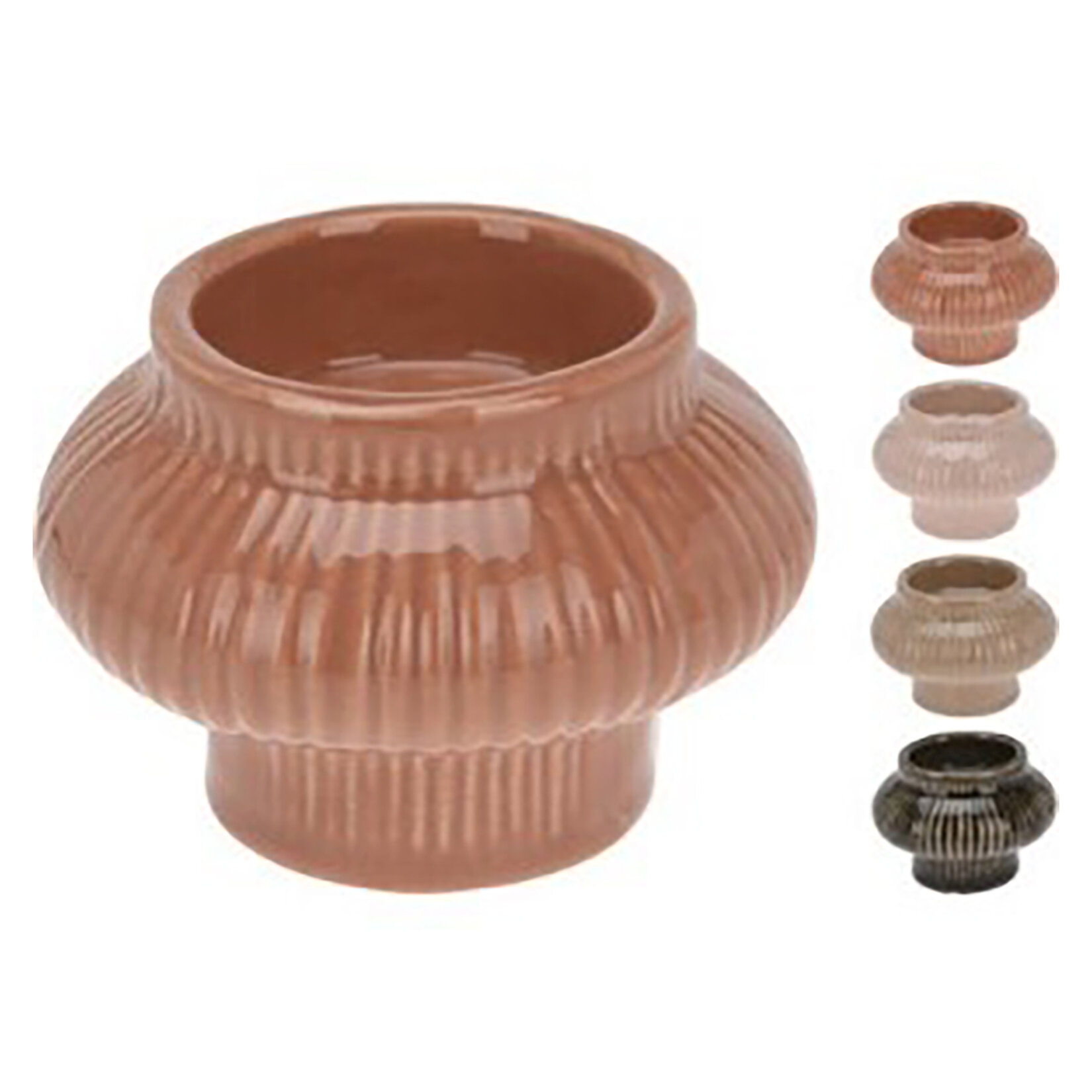 Koopman Dahlia Tealight Mumluk 8 x 6 Cm