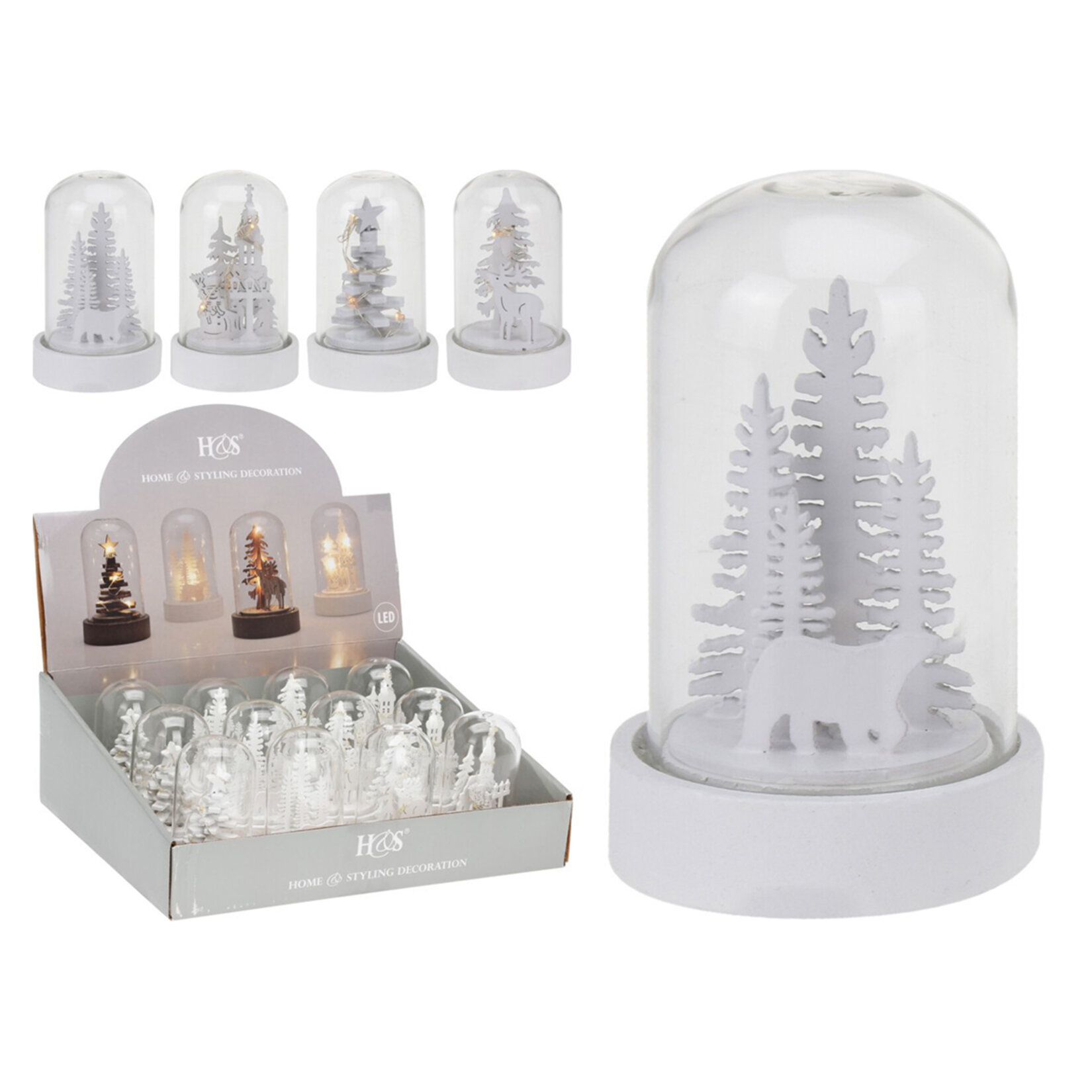 Koopman Winter Tale Ledli Küre 9 Cm