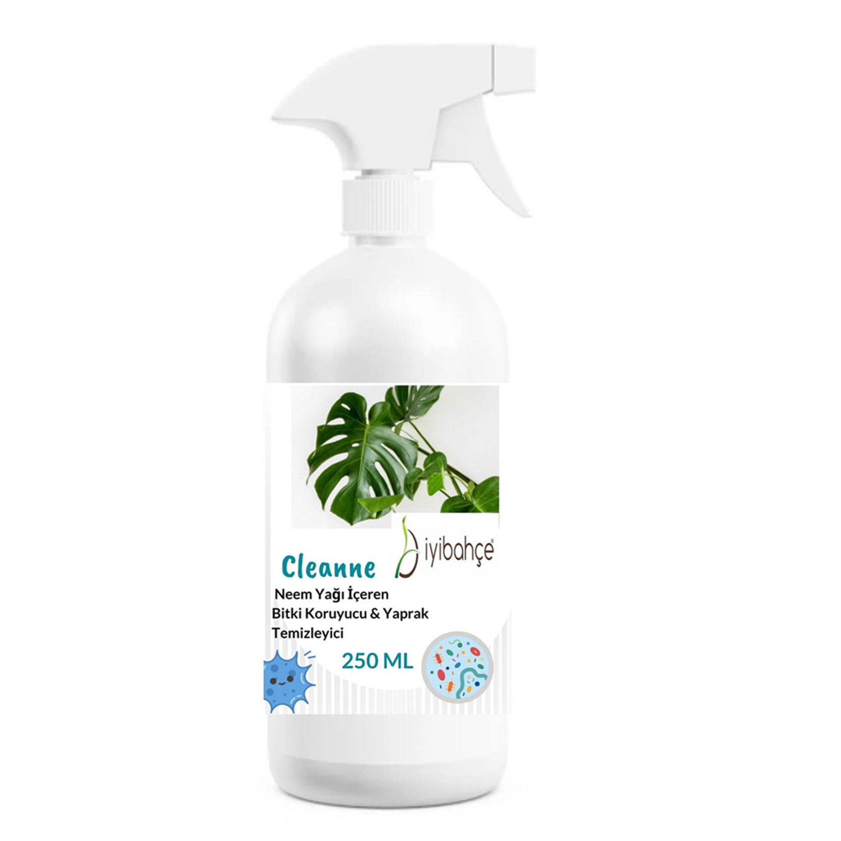 İyibahçe Cleanne Neem Yağı İçeren Bitki Koruyucu & Yaprak Temizleyici 250 Ml