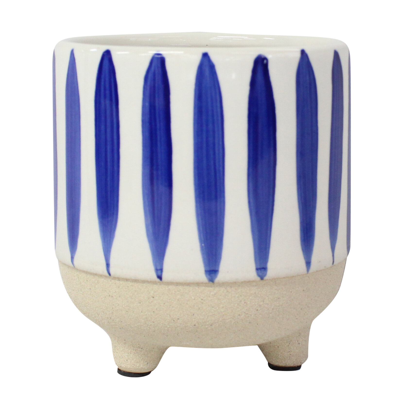 Gardenzone Desenli Seramik Saksı 14x14x15Cm