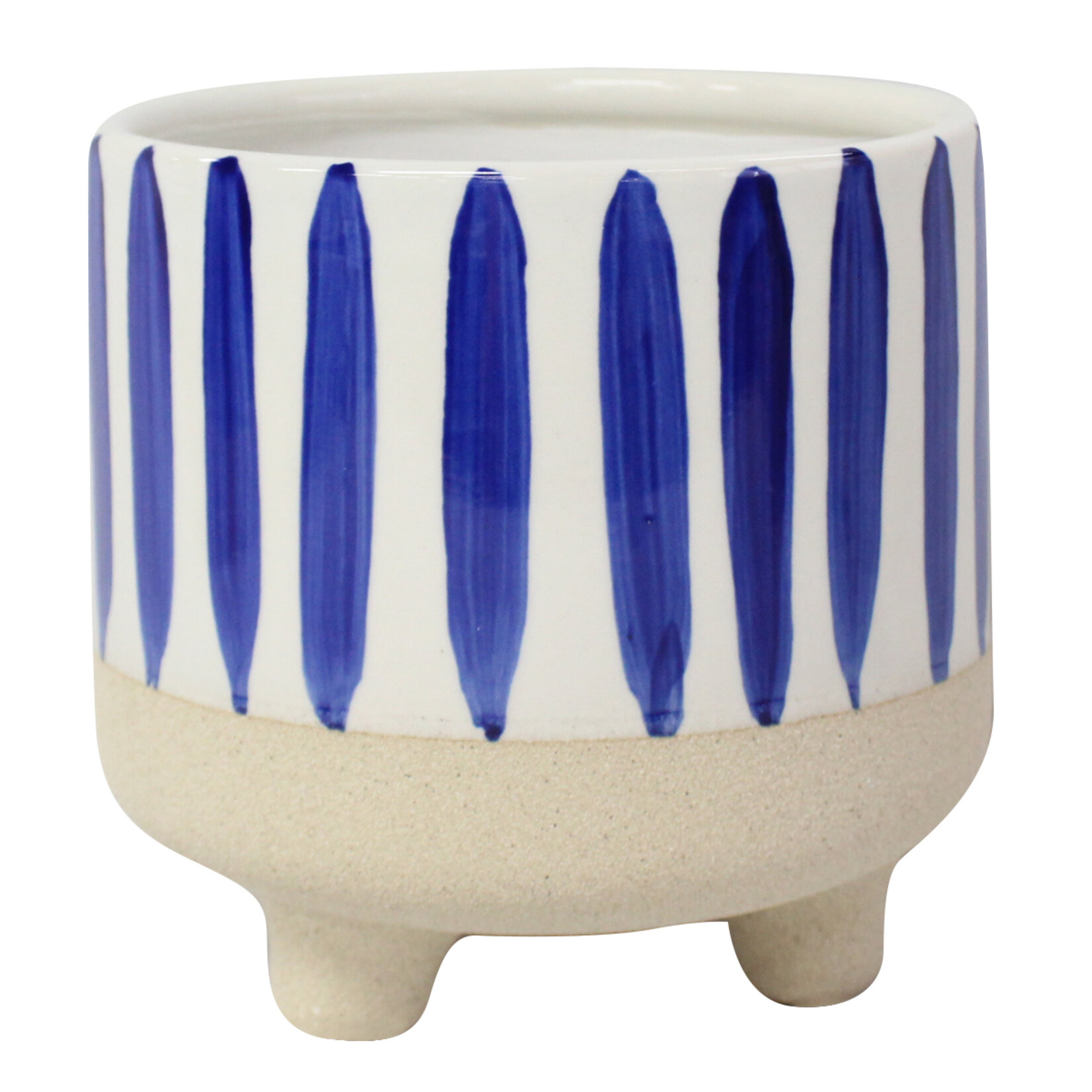 Gardenzone Desenli Seramik Saksı 16.5x16.5x17Cm