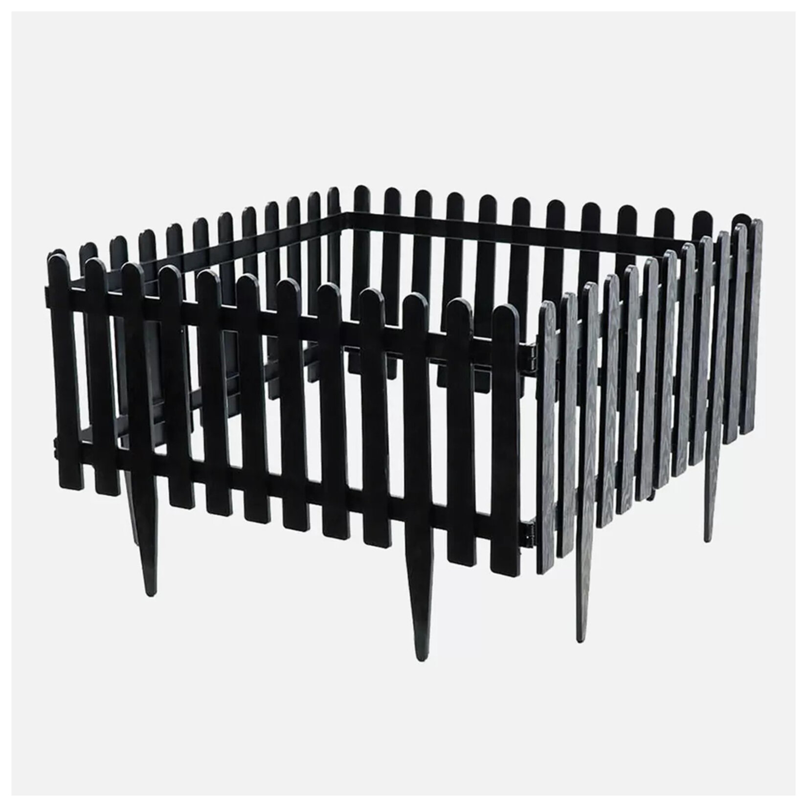 Serinova Plastik Bahçe Çiti 4'lü