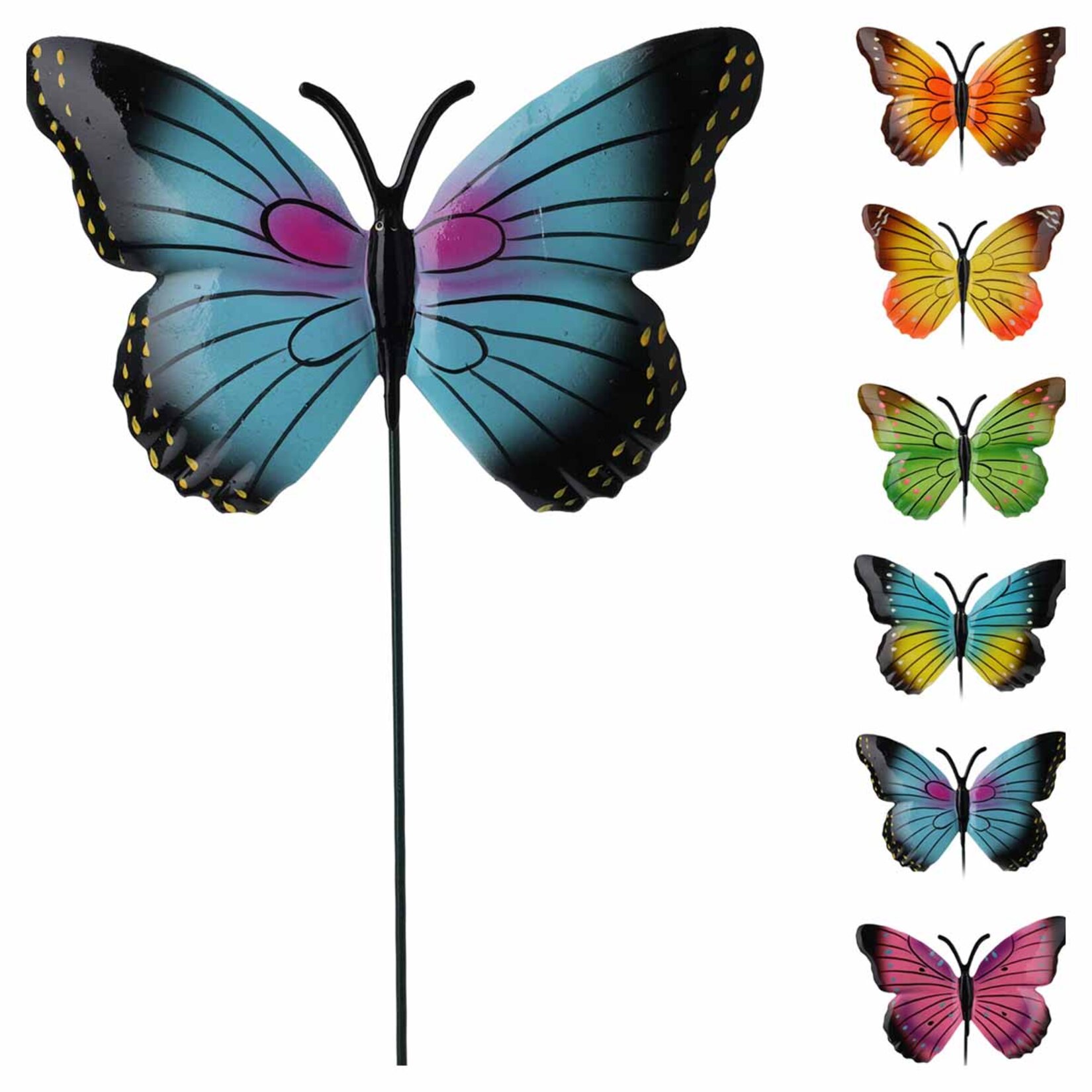 Koopman Dekoratif Bahçe Süsleri Kelebek Desenli - Görsel 2