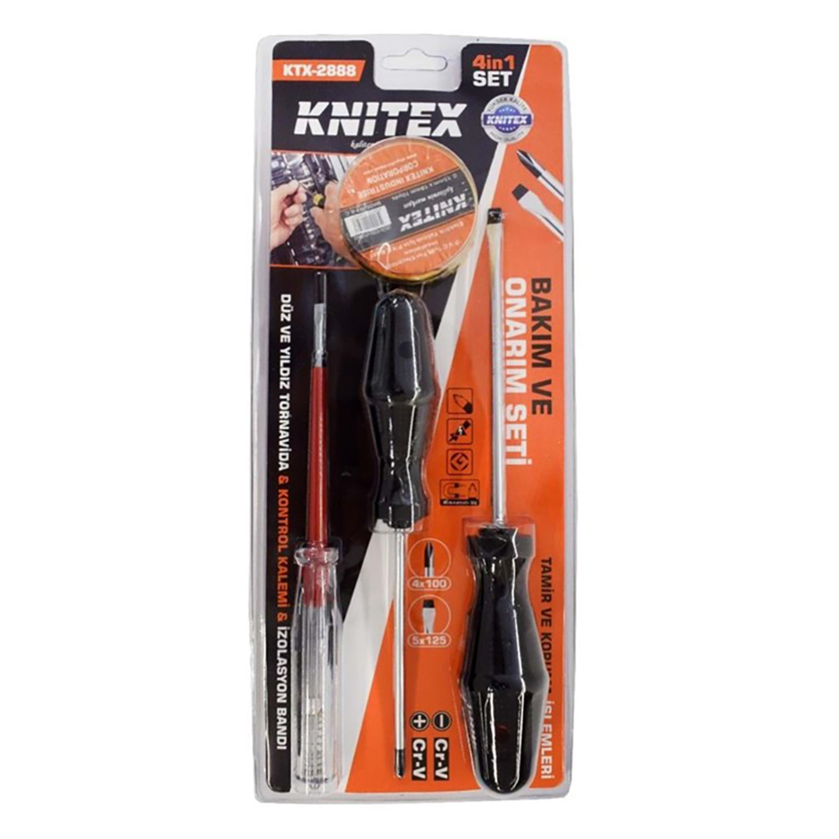 Knitex 4'lü Bakım ve Onarım Seti