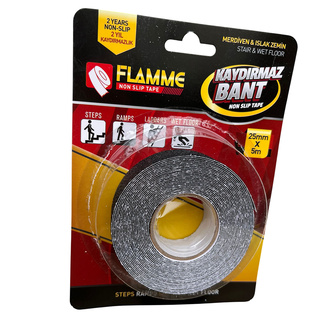 Flamme Merdiven Kaydırmaz Bant 25 Mm - 5 M