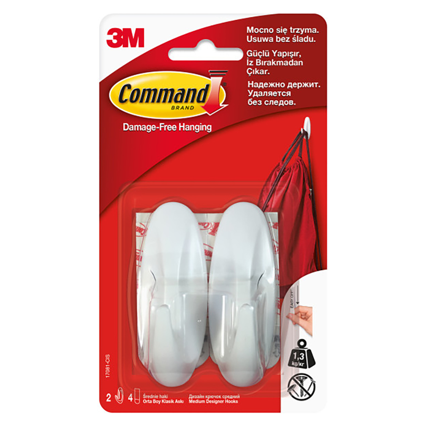 Command Orta Boy 2'li Askı