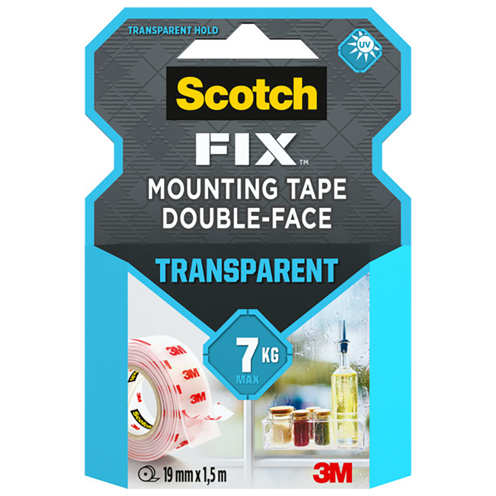 Scotch Şeffaf Montaj Bandı 19Mm x 1,5M