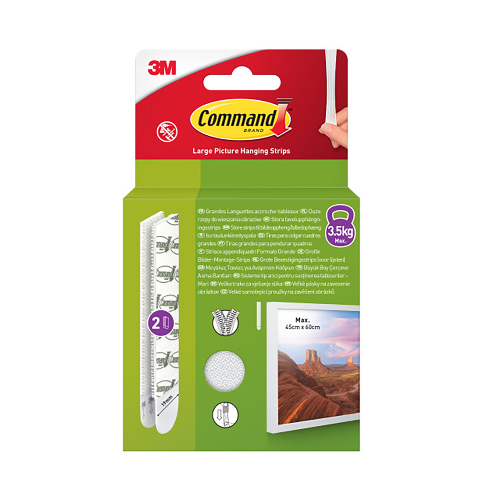 Command Büyük Boy Cırt Cırt Bant 2'li