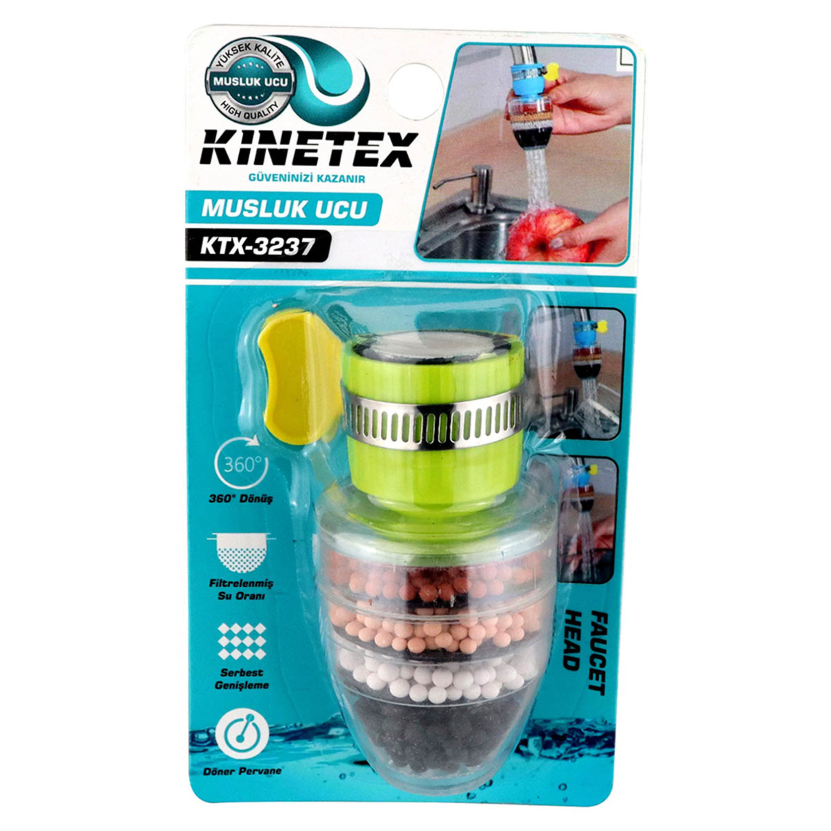 Kinetex Taşlı Musluk Ucu KTX-3237