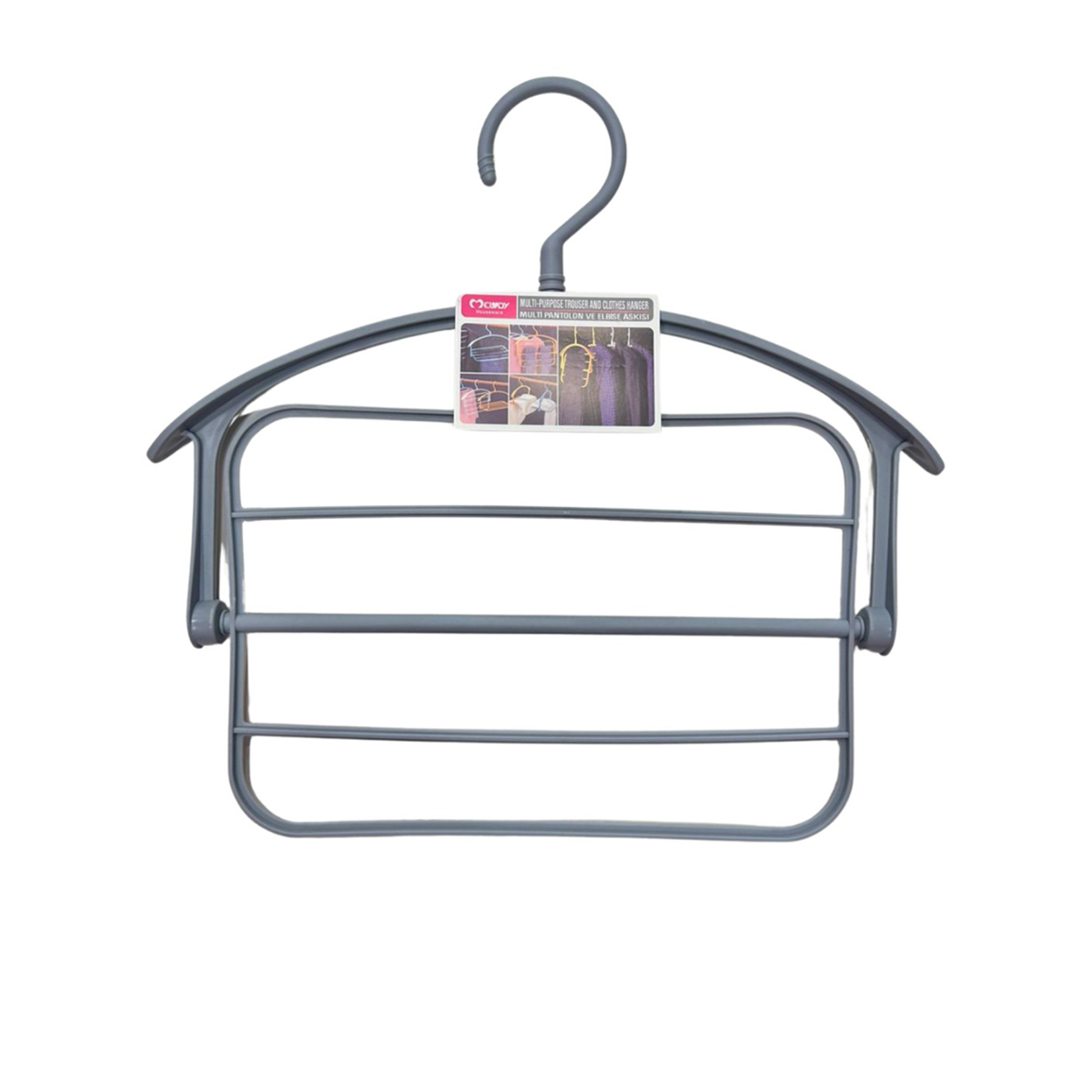 Melody Multi 5 Katlı Pantolon ve Elbise Askısı - Görsel 2