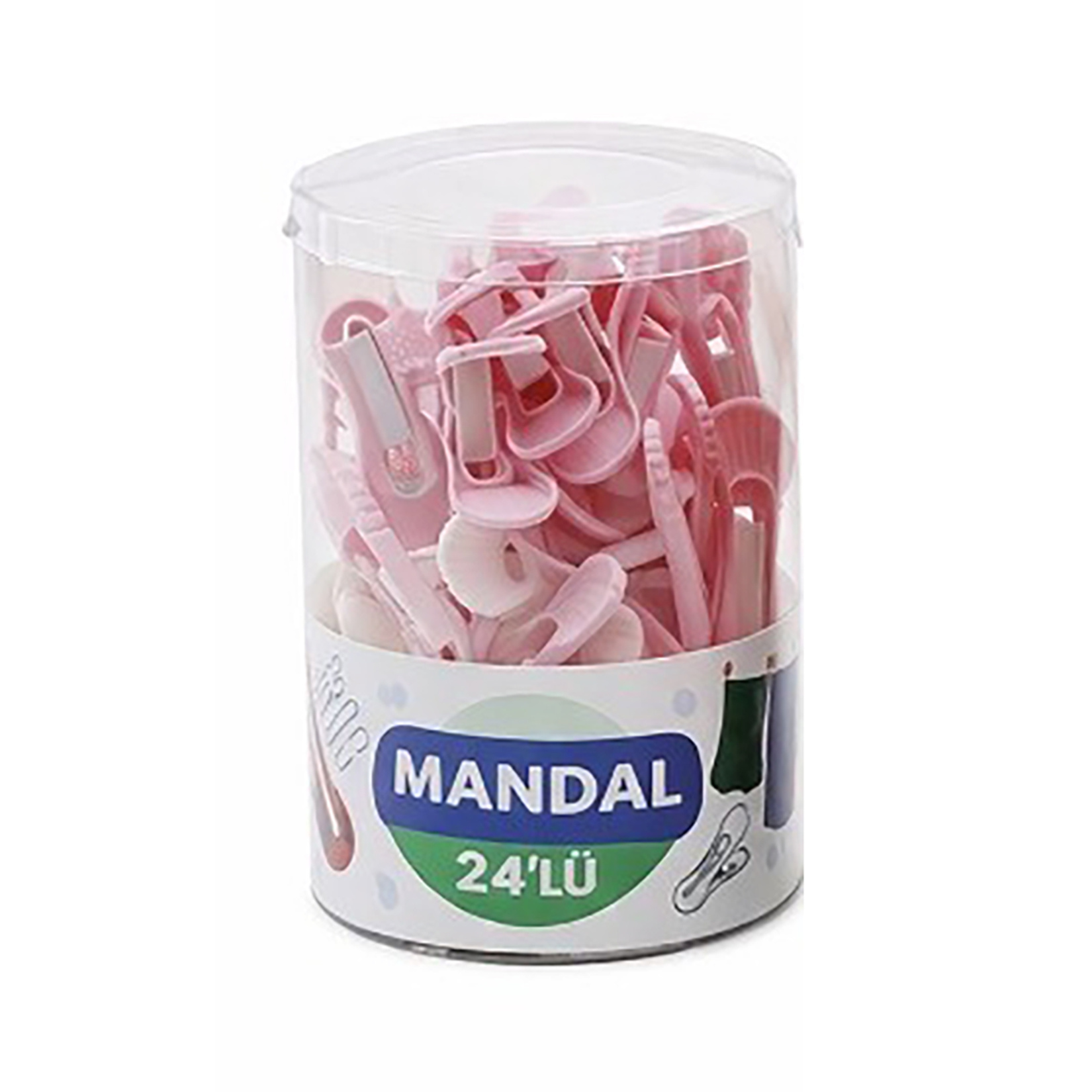 Bee Home Yaysız Paslanmaz Mandal 24'lü