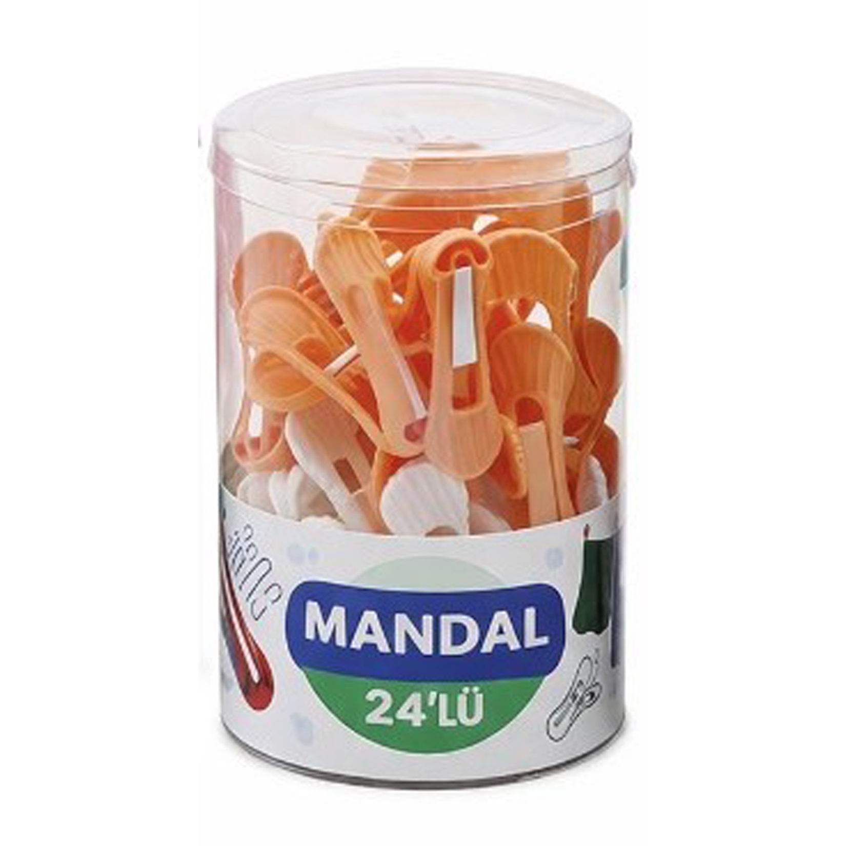 Bee Home Yaysız Paslanmaz Mandal 24'lü - Görsel 2