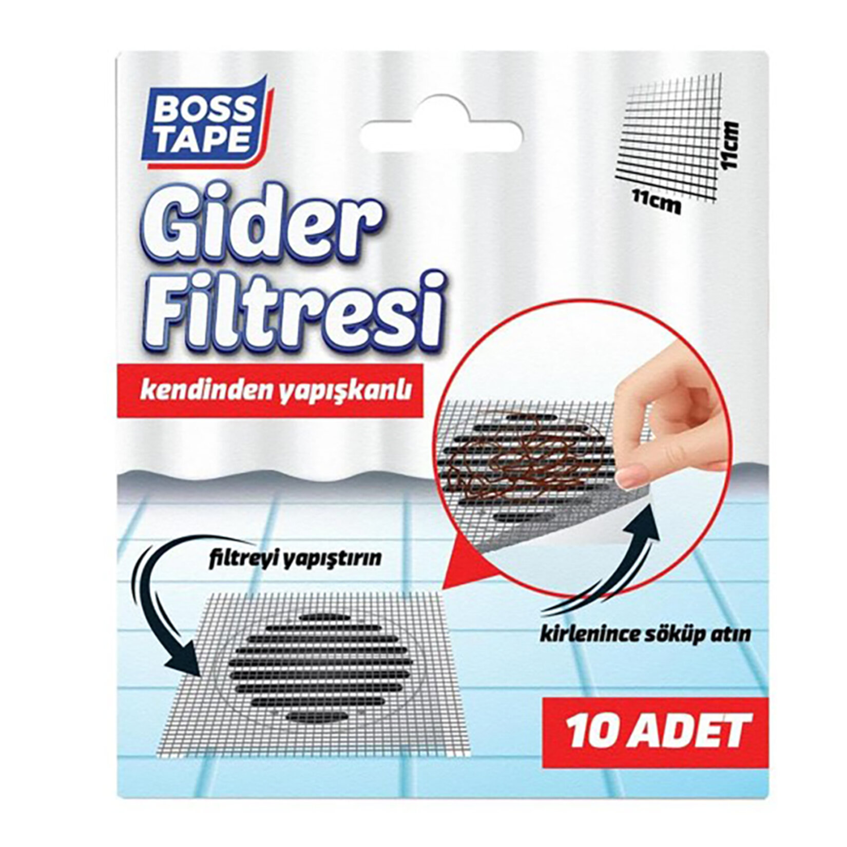 Boss Tape Gider Filtresi 10 Adet - Görsel 1