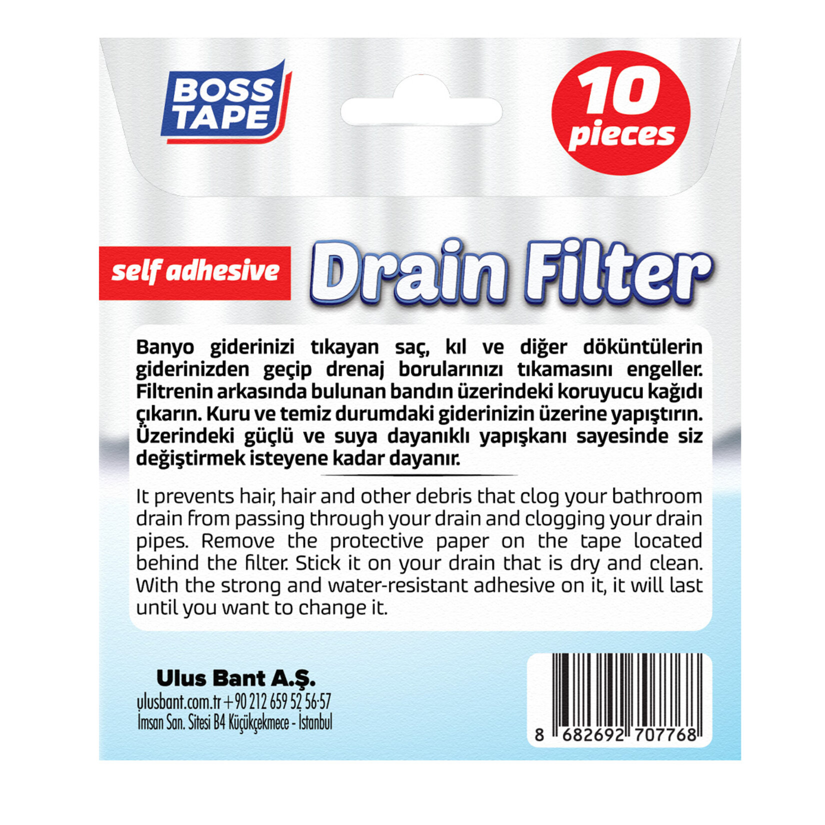Boss Tape Gider Filtresi 10 Adet - Görsel 2
