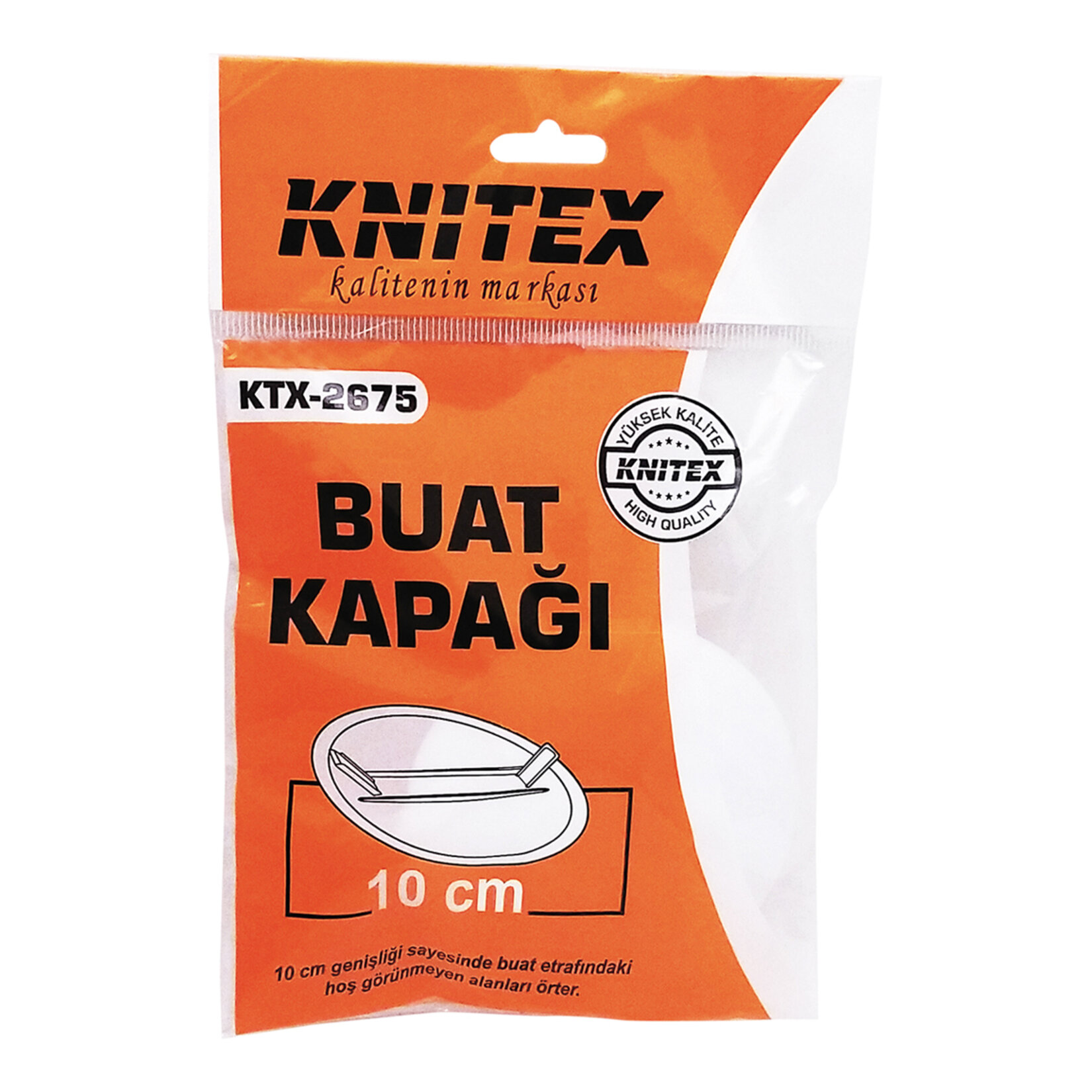 Knitex Buat Kapağı 10 Cm Plastik 4'lü