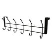 Metaltex Kapı Arkası Elbise Askısı 6 Kancalı Siyah - Görsel 1