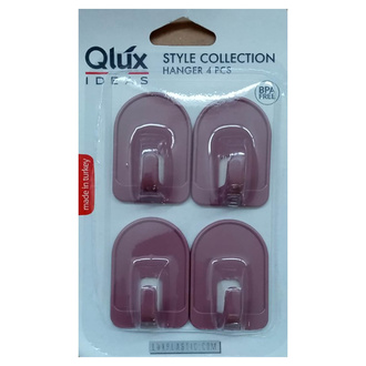 Qlux Yapışkanlı Dome Askı 4'lü