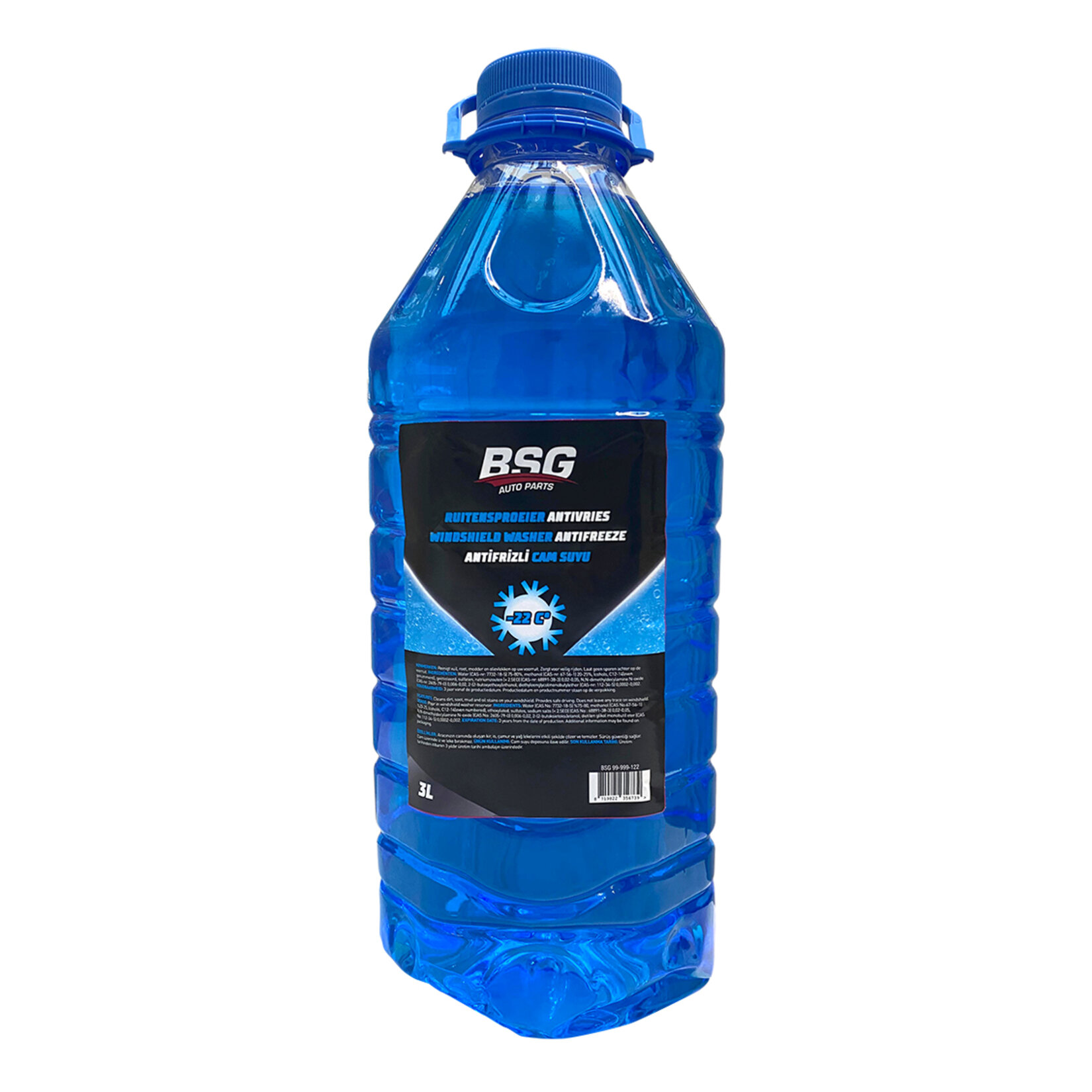 Bsg -22 Antifrizli Kışlık Cam Suyu 3L