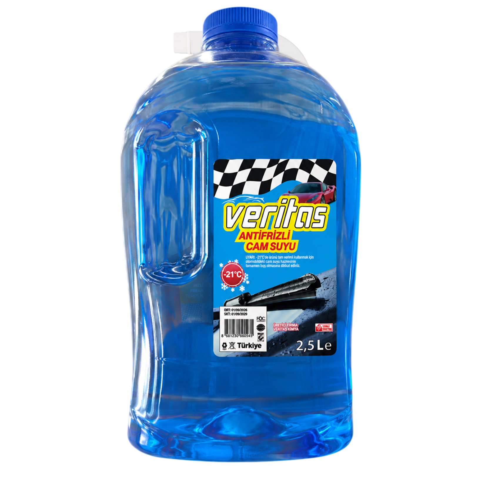 Veritas -21 Antifrizli Oto Cam Suyu 2.5 L