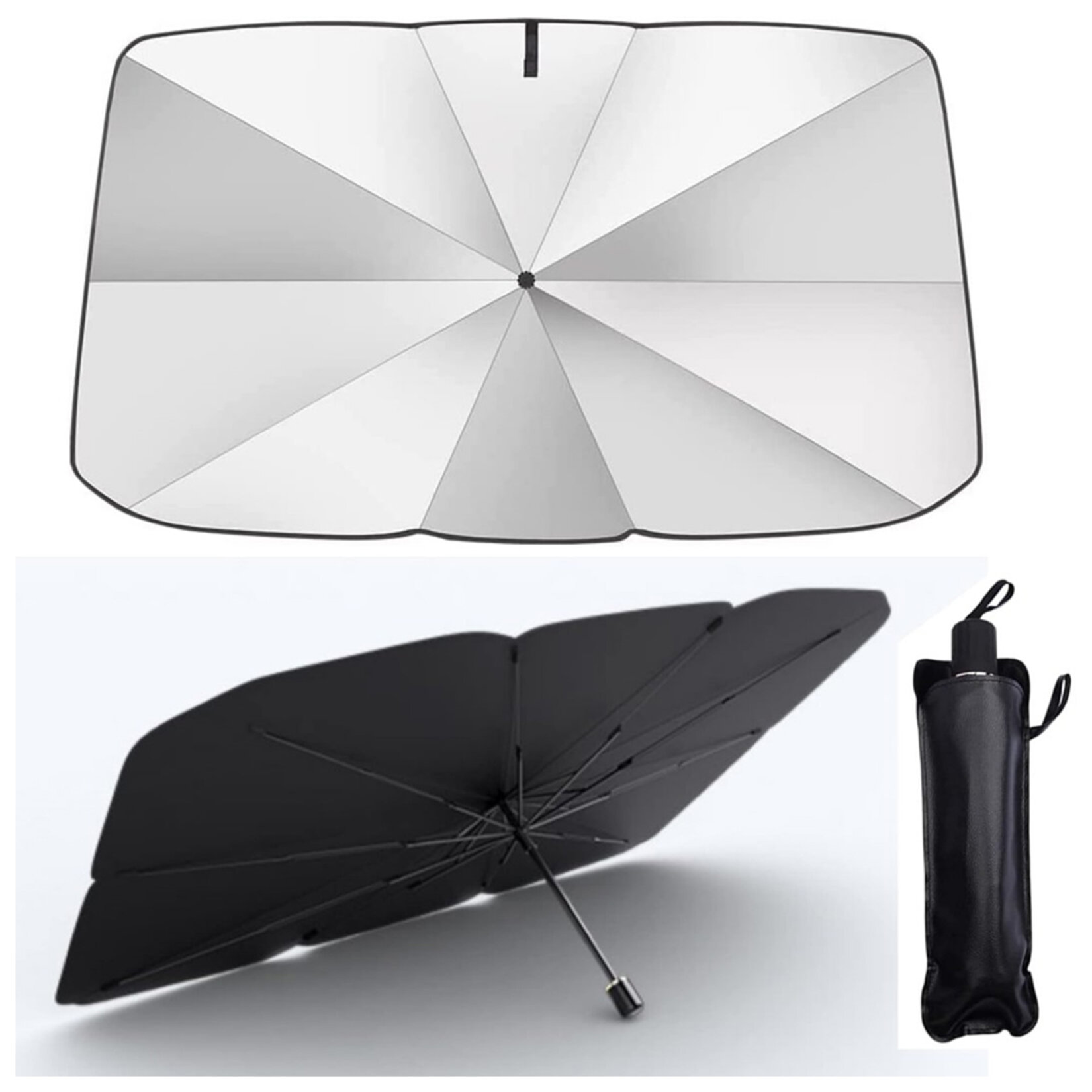 Homebasix Oto Şemsiye Güneşlik - Görsel 1