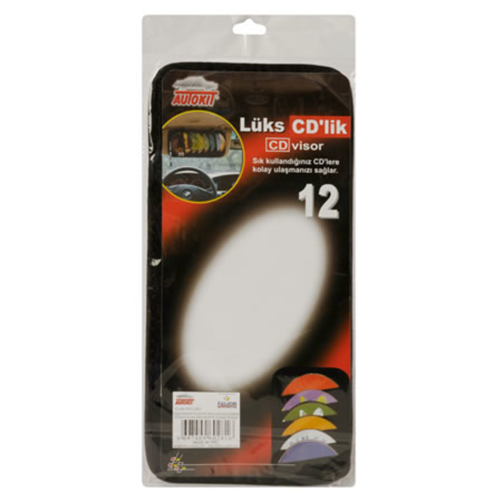 Autokit Cd Muhafaza Organizeri 12 Cd'lik