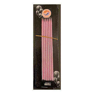 Balinmandalin Yaldızlı Pembe Mum 6'lı Mcr
