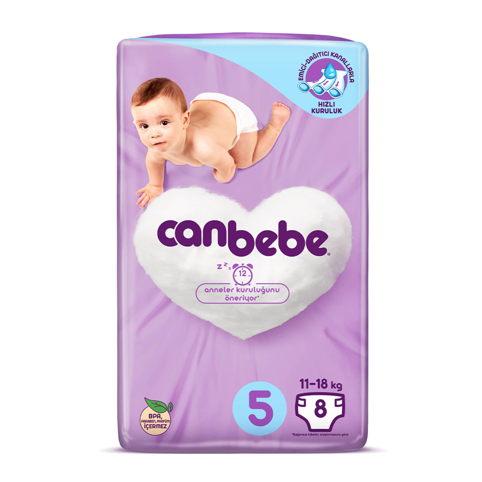 Canbebe Standart Paket Junior 11-18 Kg 8'li