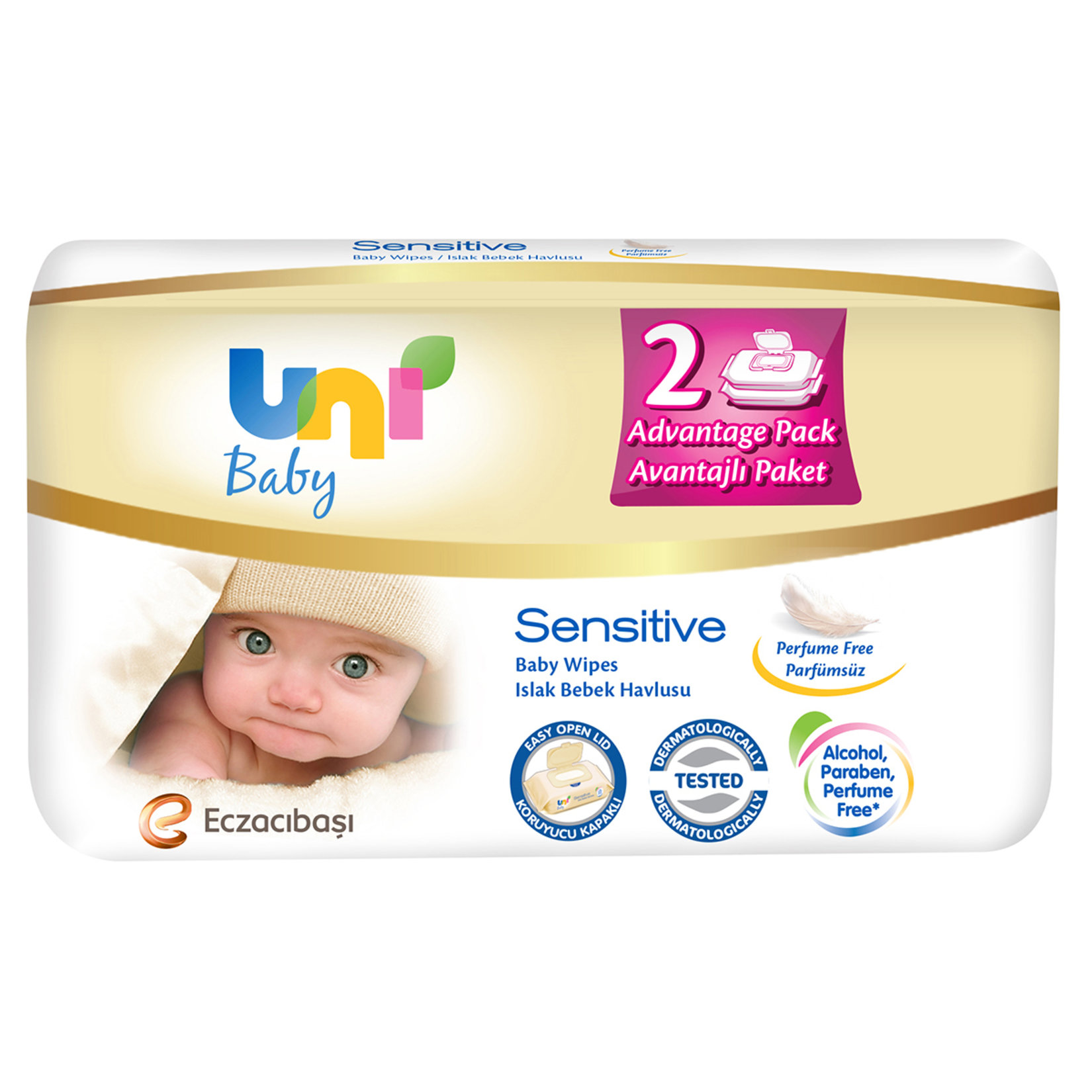 Uni Baby Islak Havlu 56X2'li