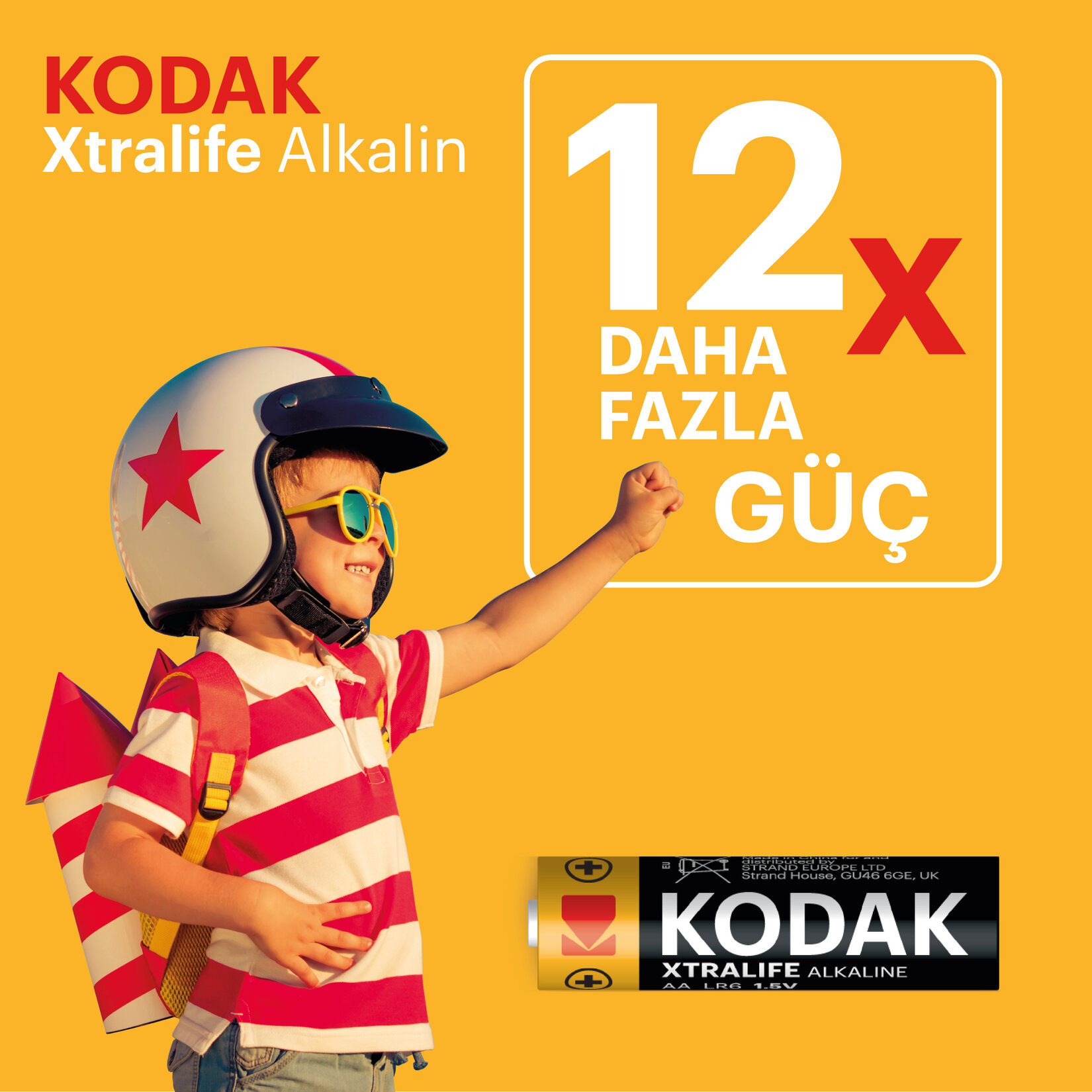 Kodak Xtralife Alkalin Kalem Pil Blister AA 4'lü - Görsel 2
