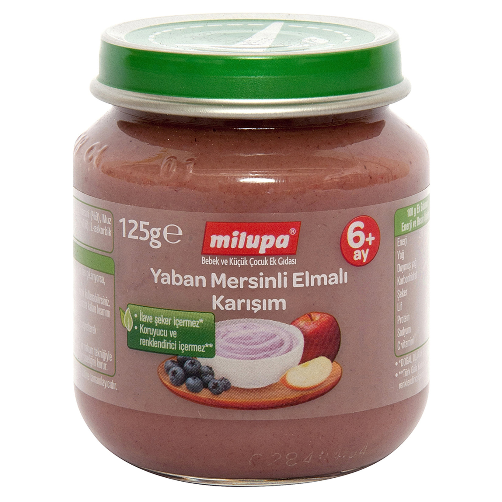 Milupa Yaban Mersinli Elmalı Muhallebi 125 G