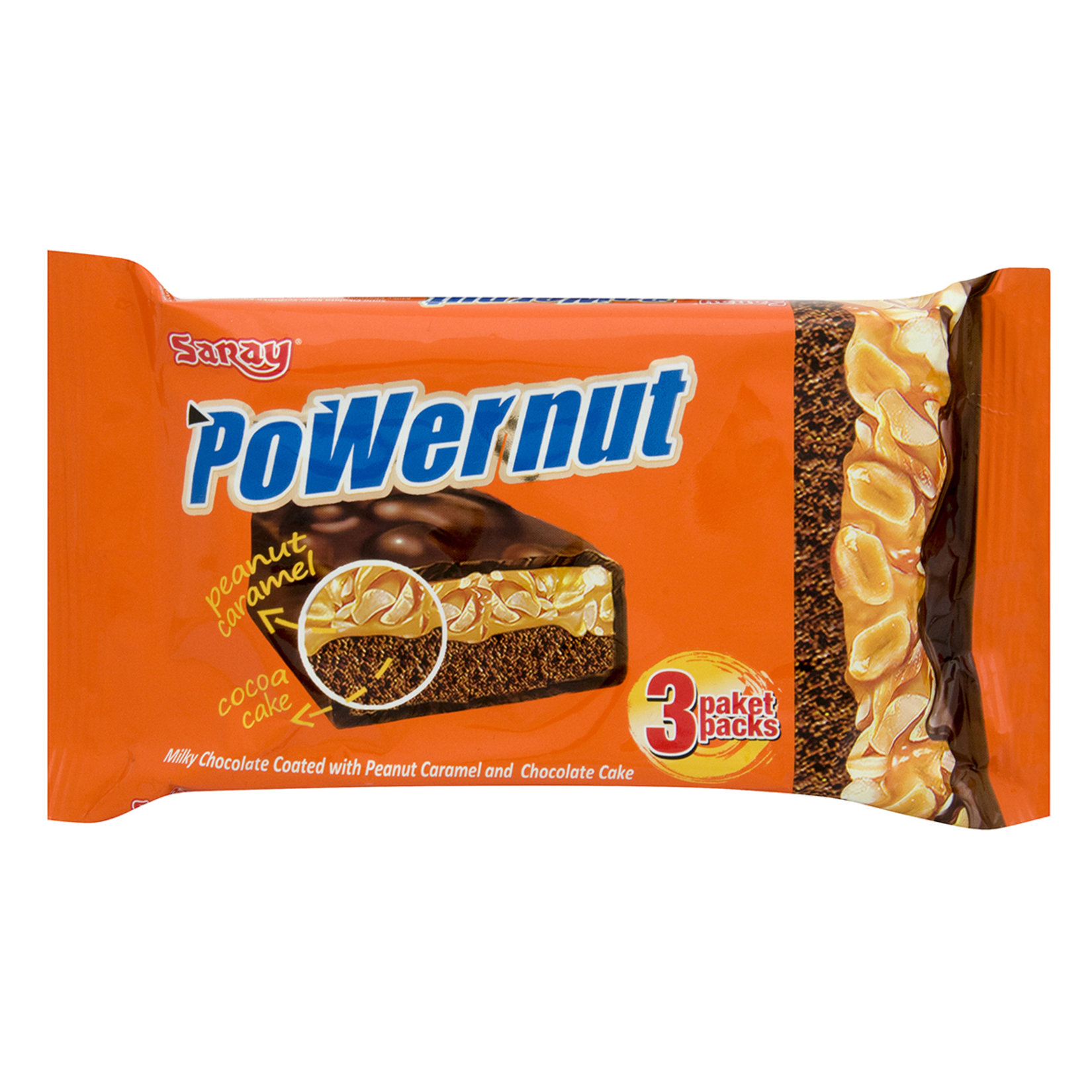 Powernut Sütlü Çikolata Kaplı Yer Fıstık Karamel