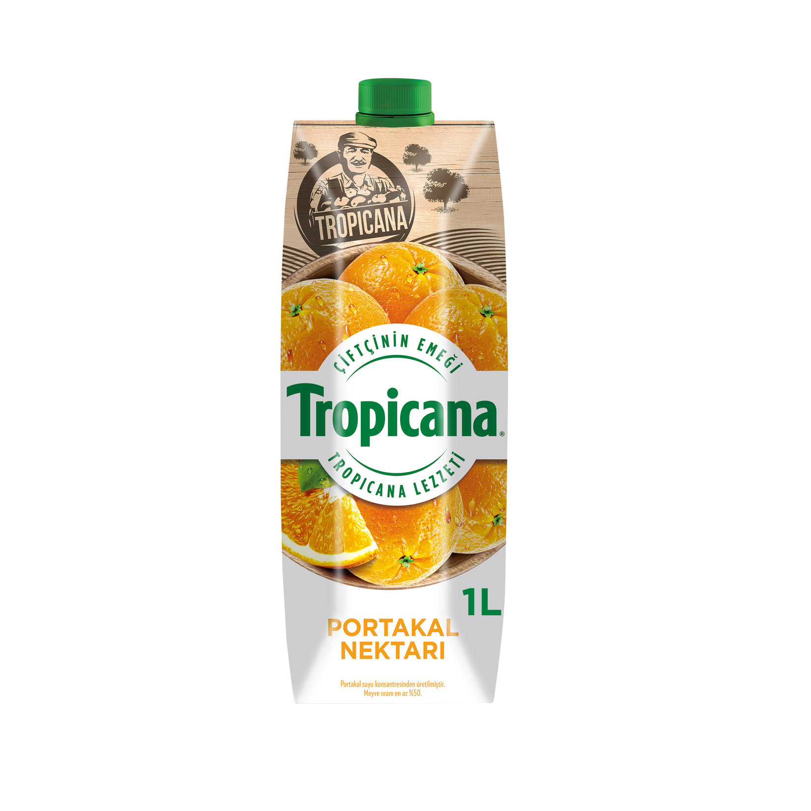 Tropicana Portakal Nektarı Tetrapack 1 L