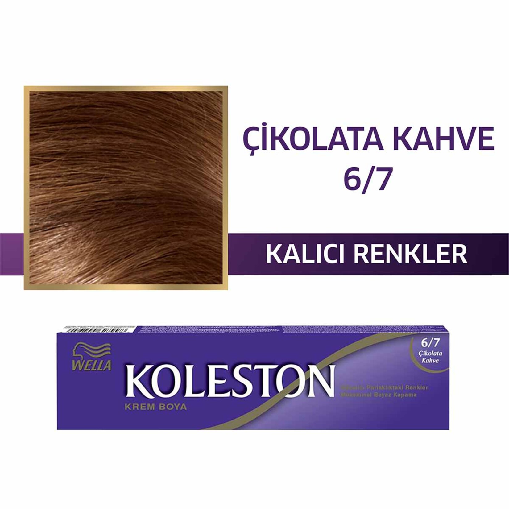Wella Koleston Single Tüp Boya 6/7 Çikolata Kahve - Görsel 2