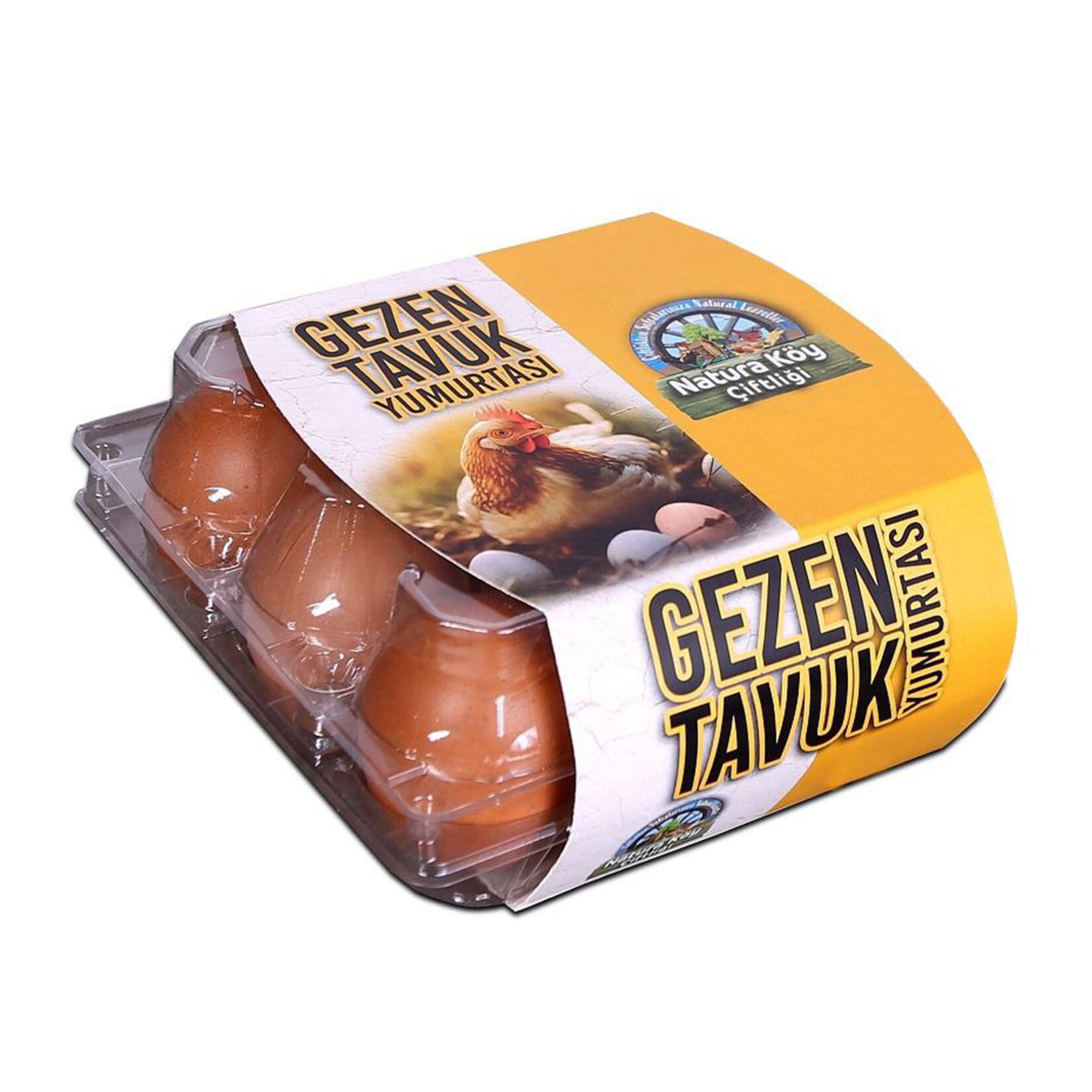 Naturaköy Gezen 6'lı Yumurta M Orta Boy (53-62 G)