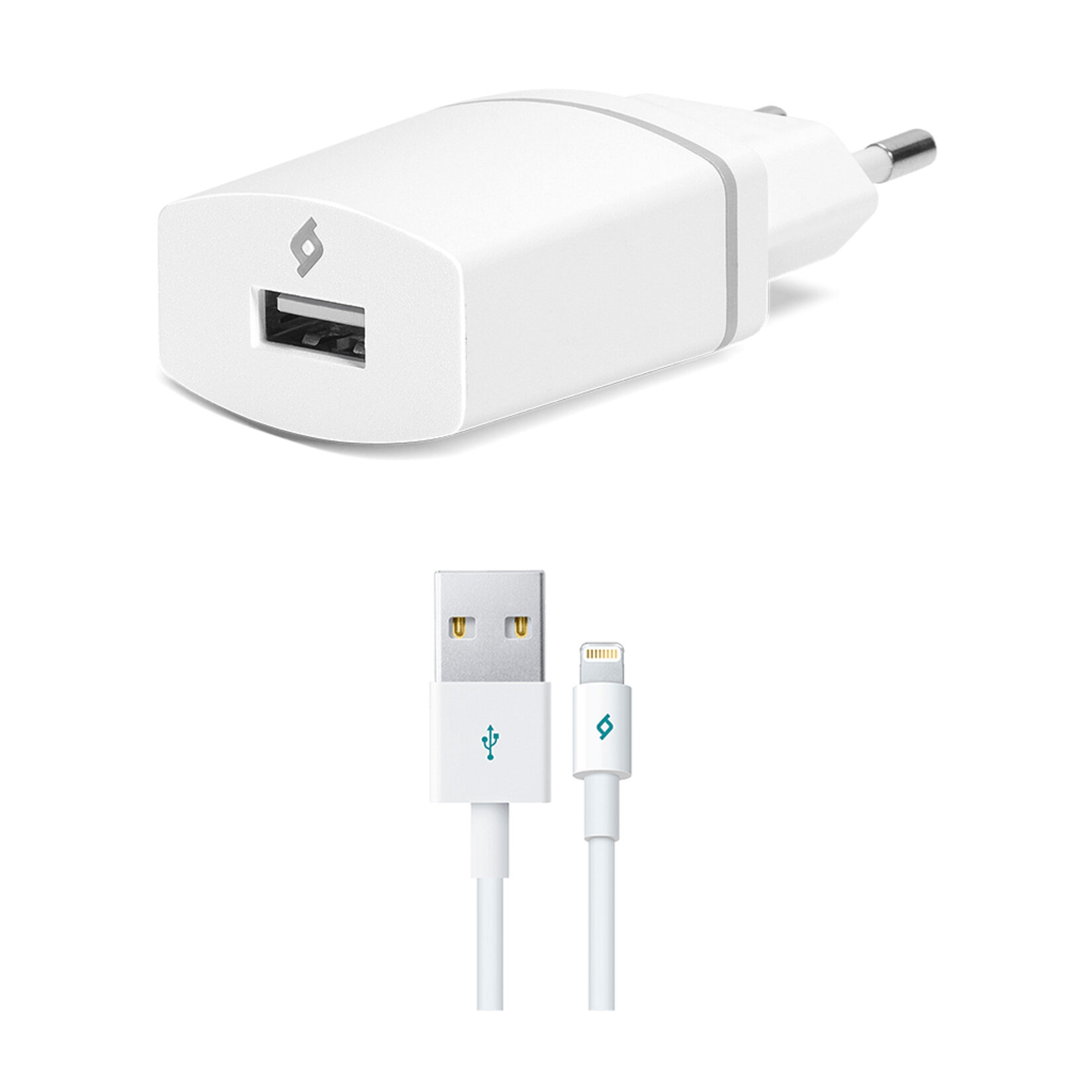 Ttec Compact Lightning Kablolu Seyahat Şarj Cihazı Beyaz