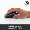 Logitech MK270 Kablosuz Klavye & Mouse Seti-Siyah - Görsel 3