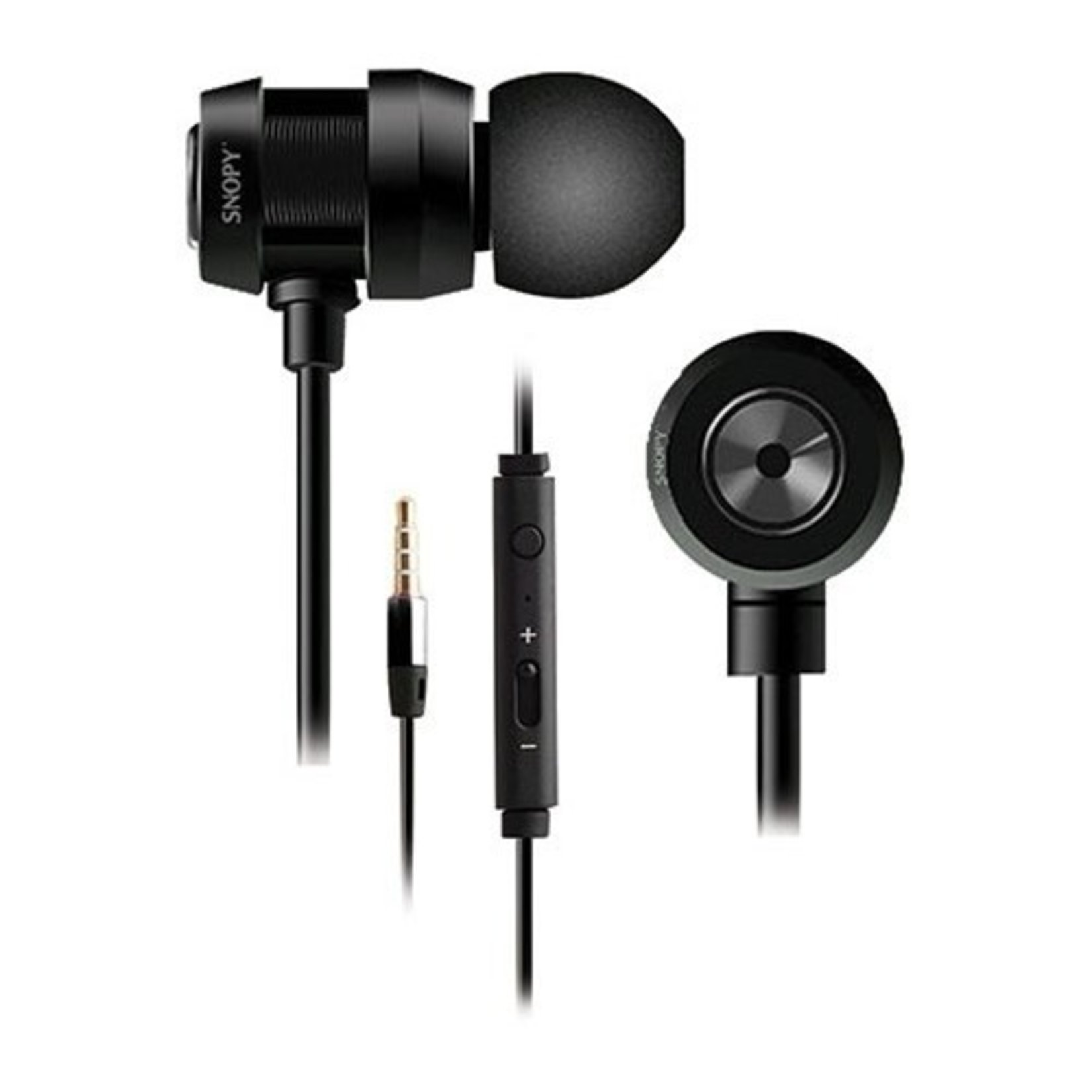 Snopy Sn-j01 Mobil Kulak İçi Syh/gümüş Mic Kulaklk