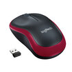 Logitech M185 Kablosuz Mouse - Kırmızı - Görsel 1