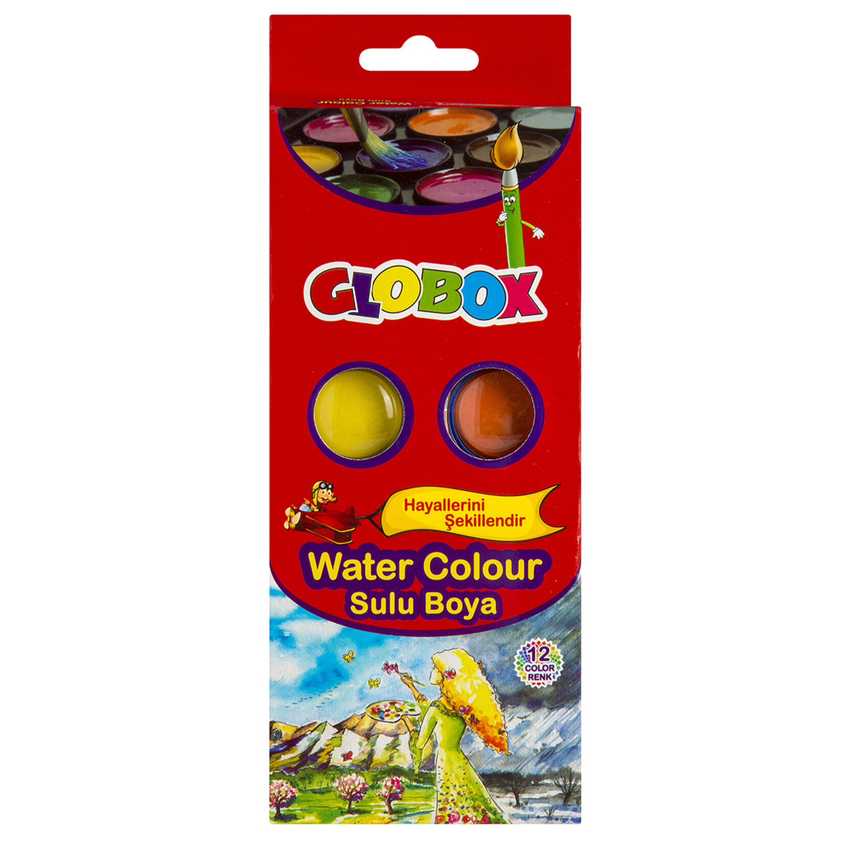 Globox Suluboya 12'li