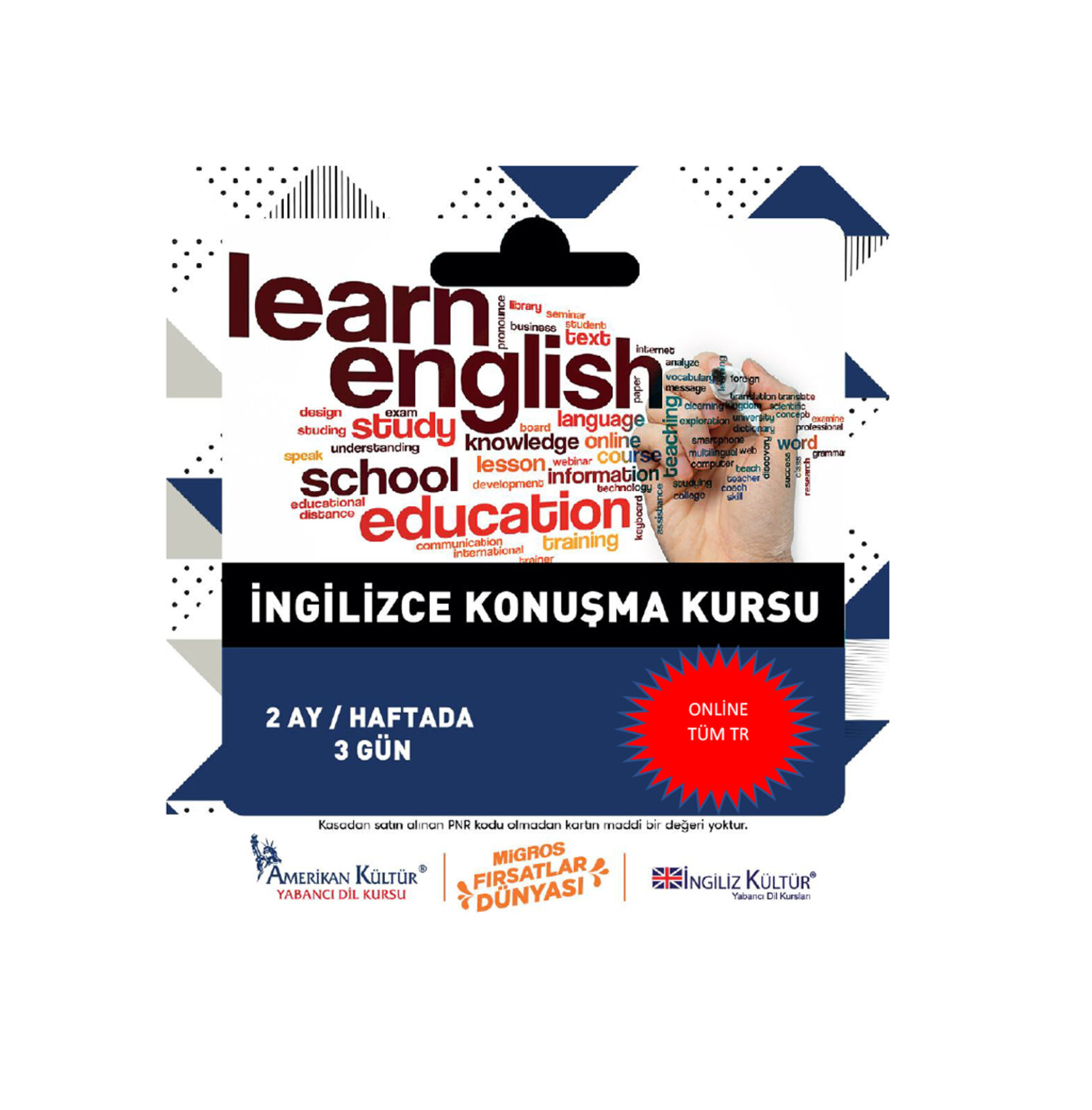 Amerikan Kültür&İngiliz Kültür İngilizce Konuşma Dersi Pnr