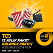 Tod Eğlence Paketi 12 Aylık Paket 3 Ekran - Görsel 1