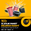 Tod Eğlence Paketi 12 Aylık Paket 4 Ekran - Görsel 1