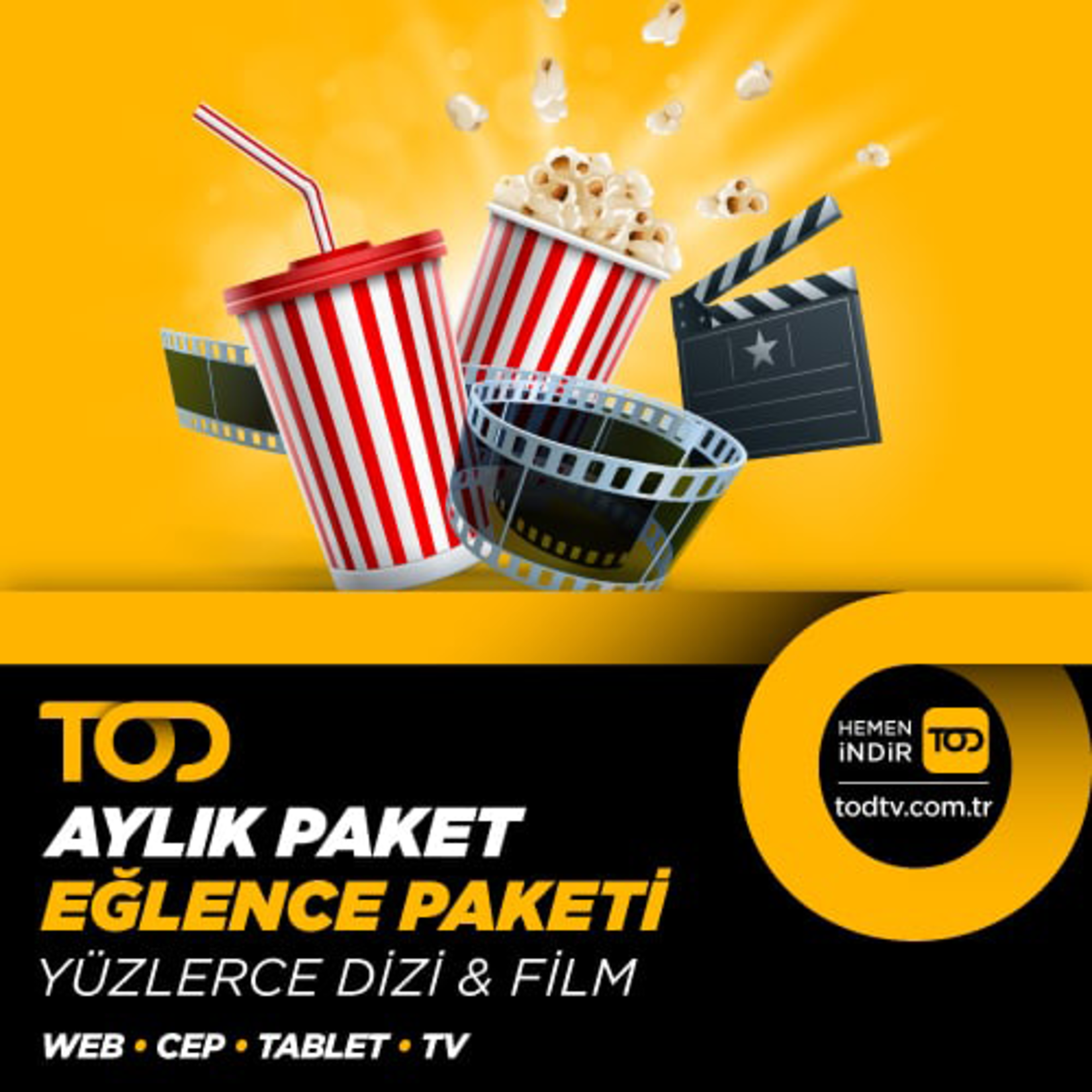 Tod Aylık Eğlence Paketi 4 Ekran - Görsel 1