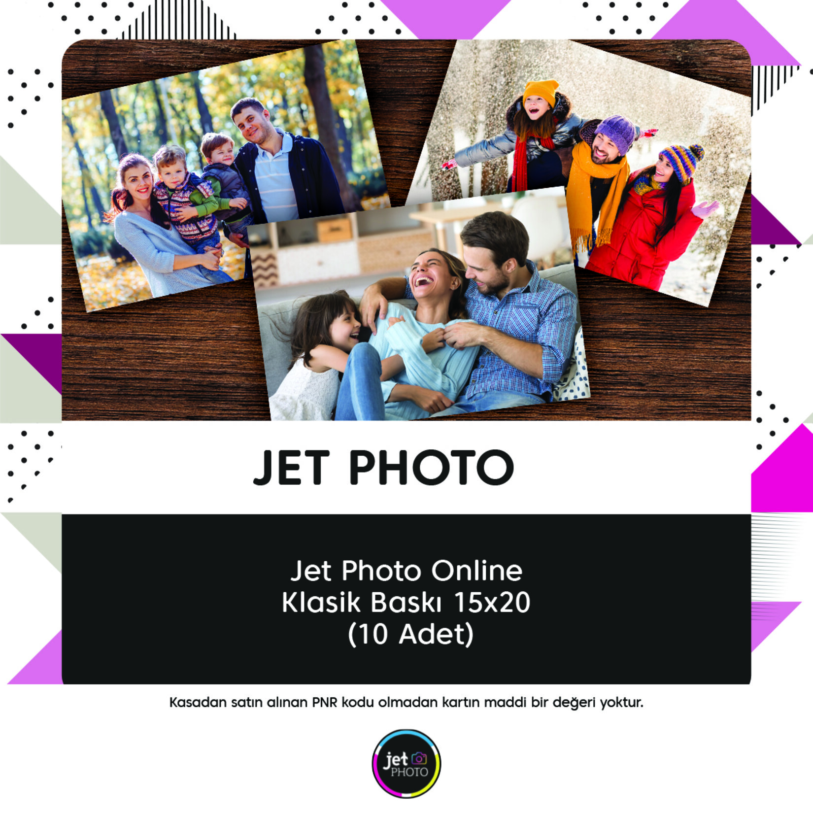 Jet Photo Onlıne Klasık Baskı 15X20 (10 Adet)