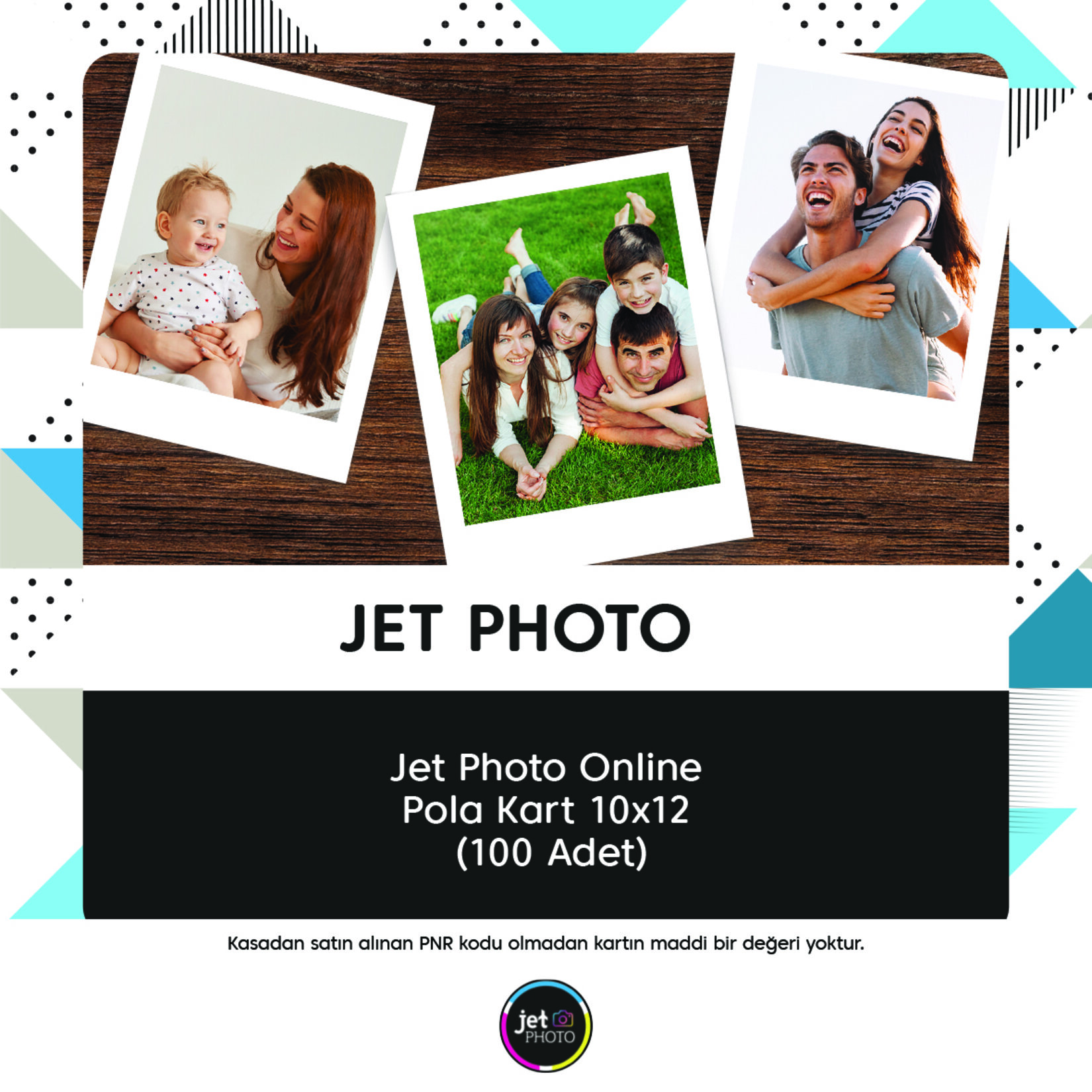 Jet Photo Onlıne Pola Kart 10X12 (100 Adet)