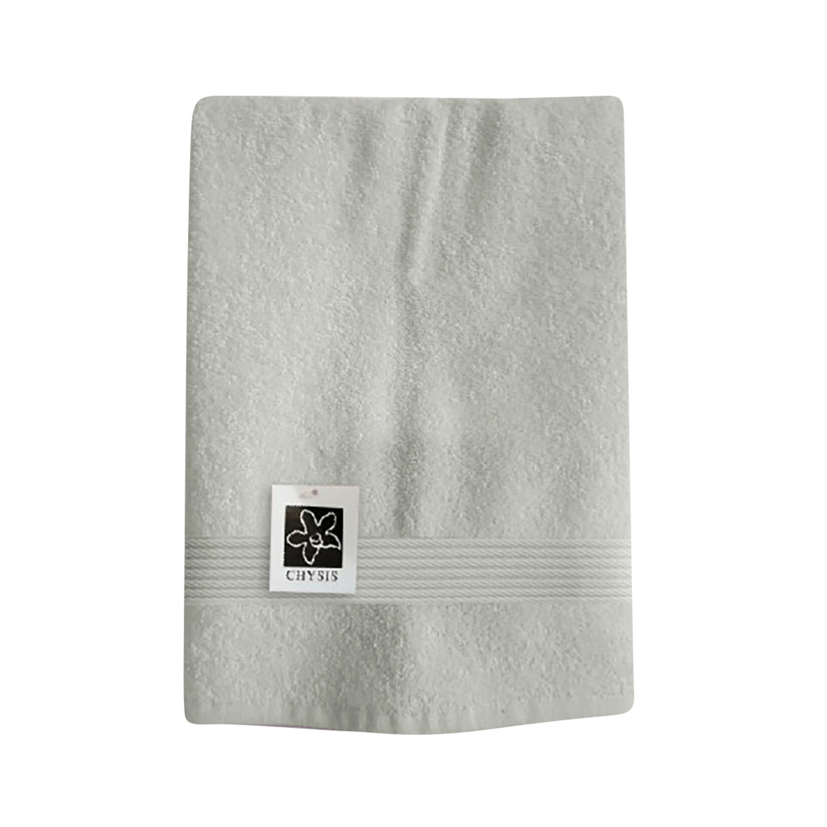 Chysis Açık Gri Pamuklu Havlu 50 x 70 Cm
