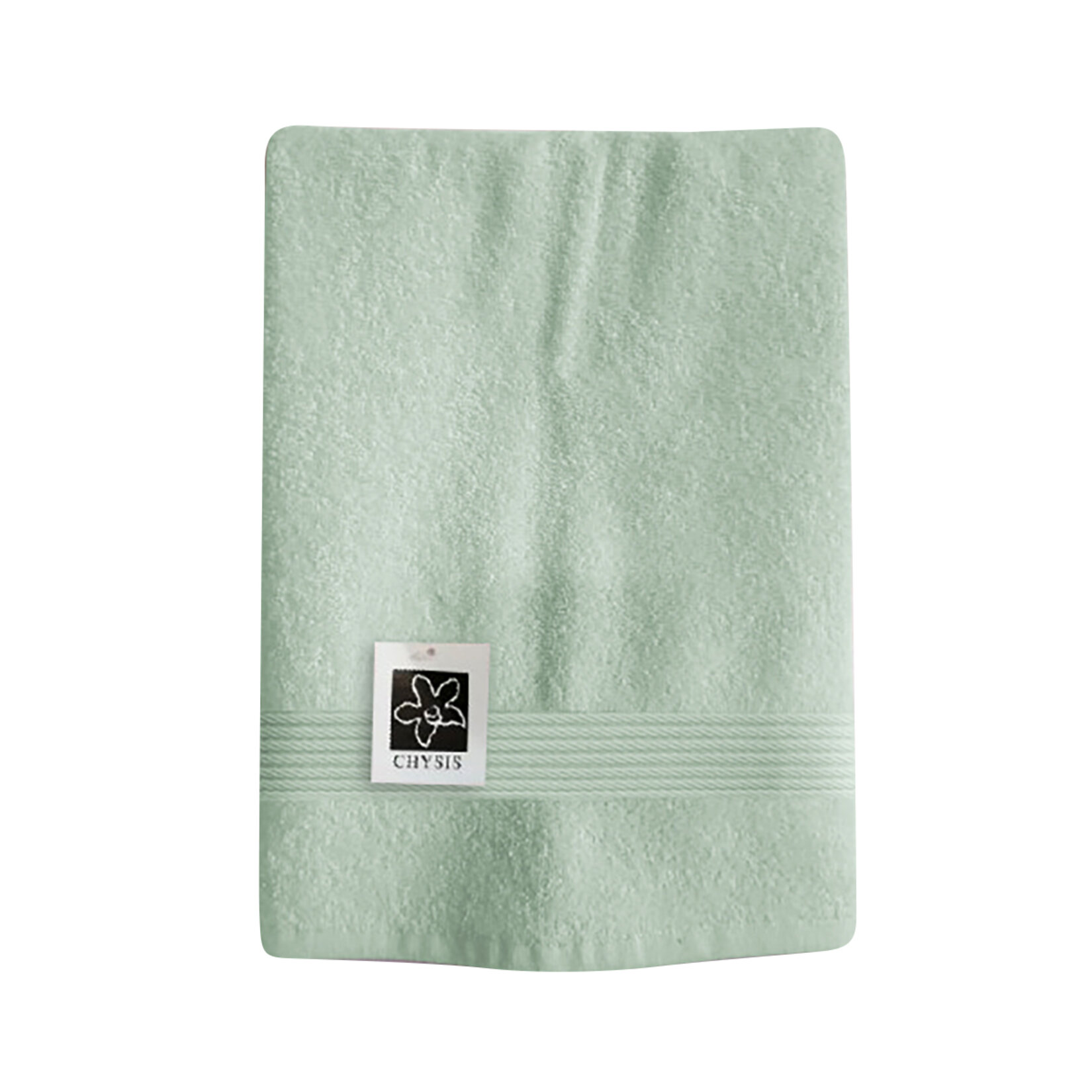 Chysis Yeşil Pamuklu Havlu 50 x 70 Cm