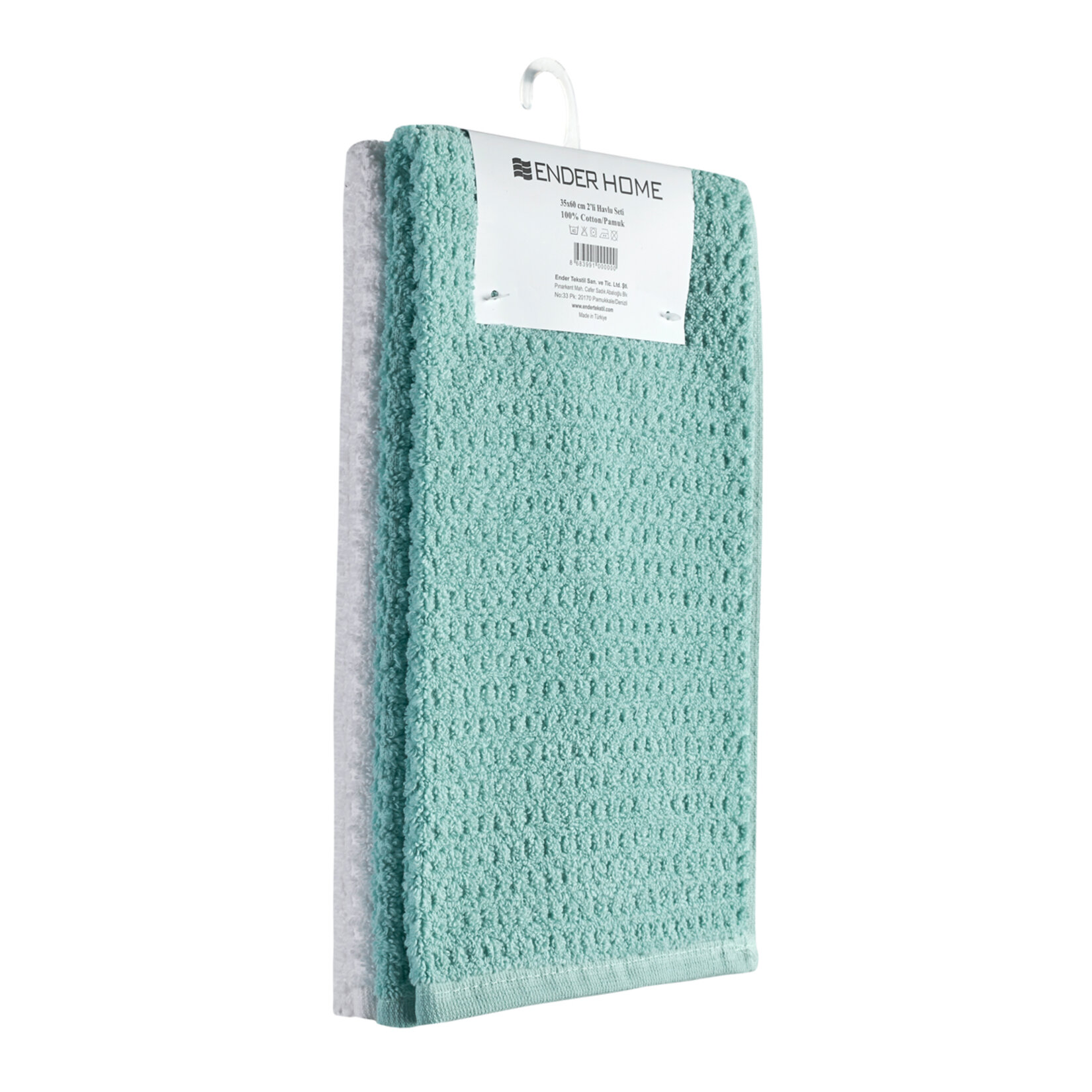 Ender Home 2'li Havlu Seti 35x60 cm - Görsel 4