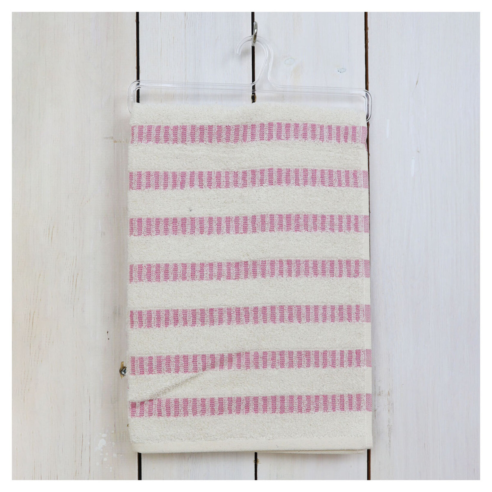 Chysis  Bordürlü Fuşya Havlu 50 x 70 Cm